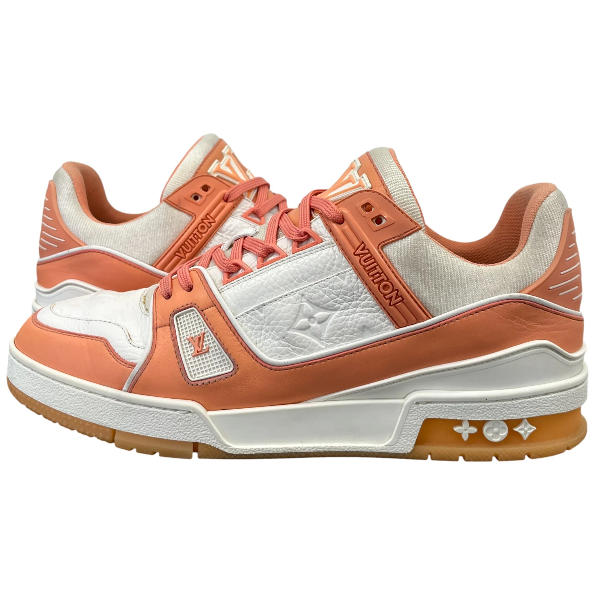 Men's Lv Low Trainers Salmon Size EU 41.5 / UK 7.5 - Image 3
