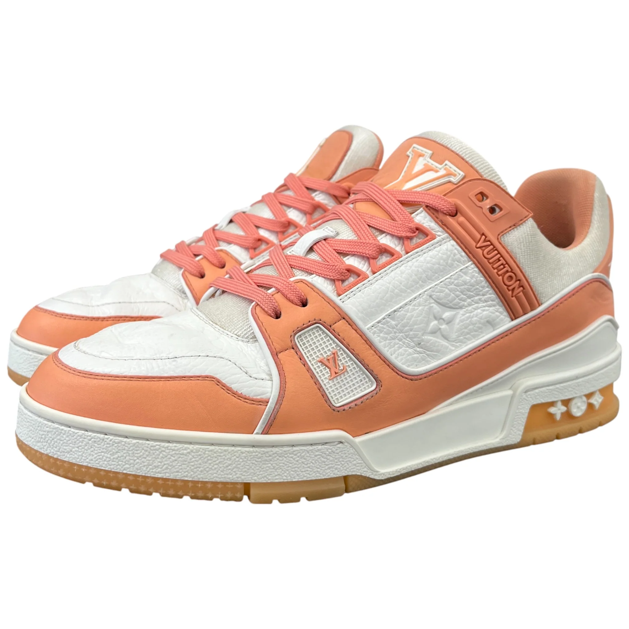 Men's Lv Low Trainers Salmon Size EU 41.5 / UK 7.5 - Image 8