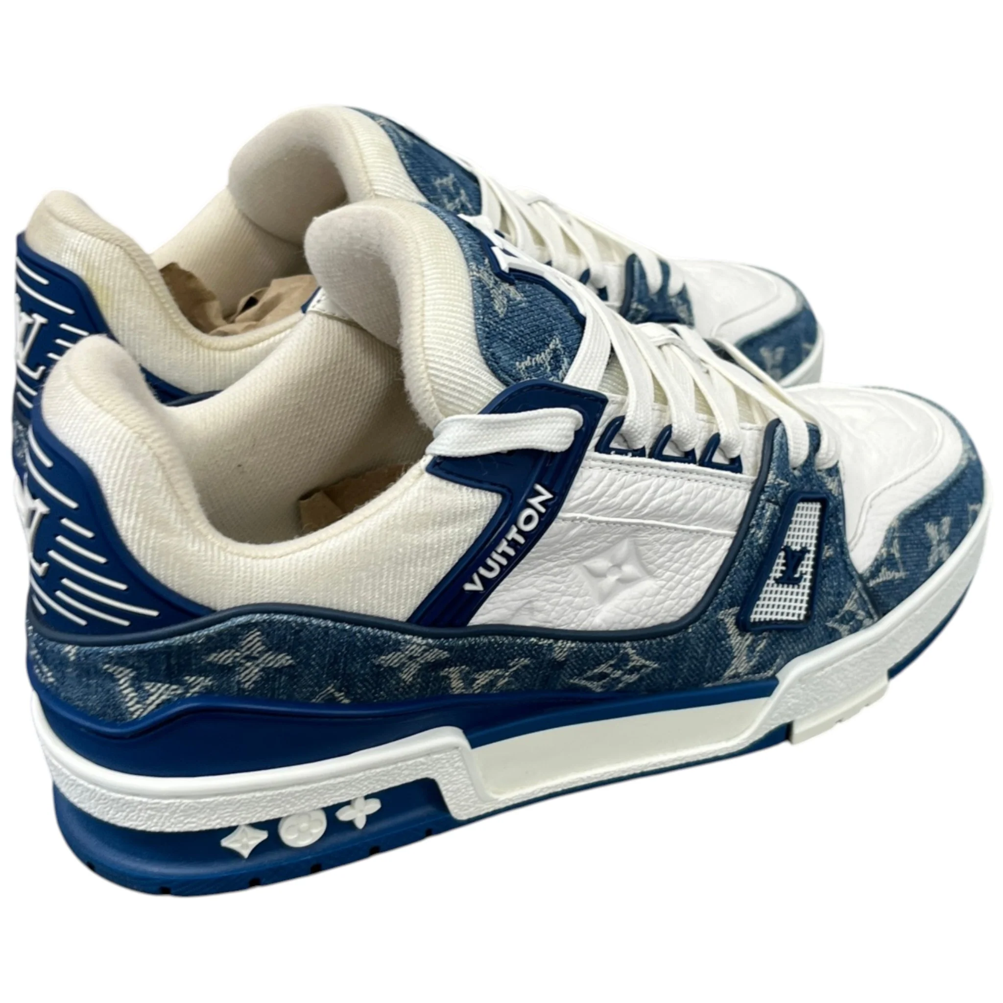 Men's Lv Low Trainers White Size EU 40 / UK 6 - Image 8