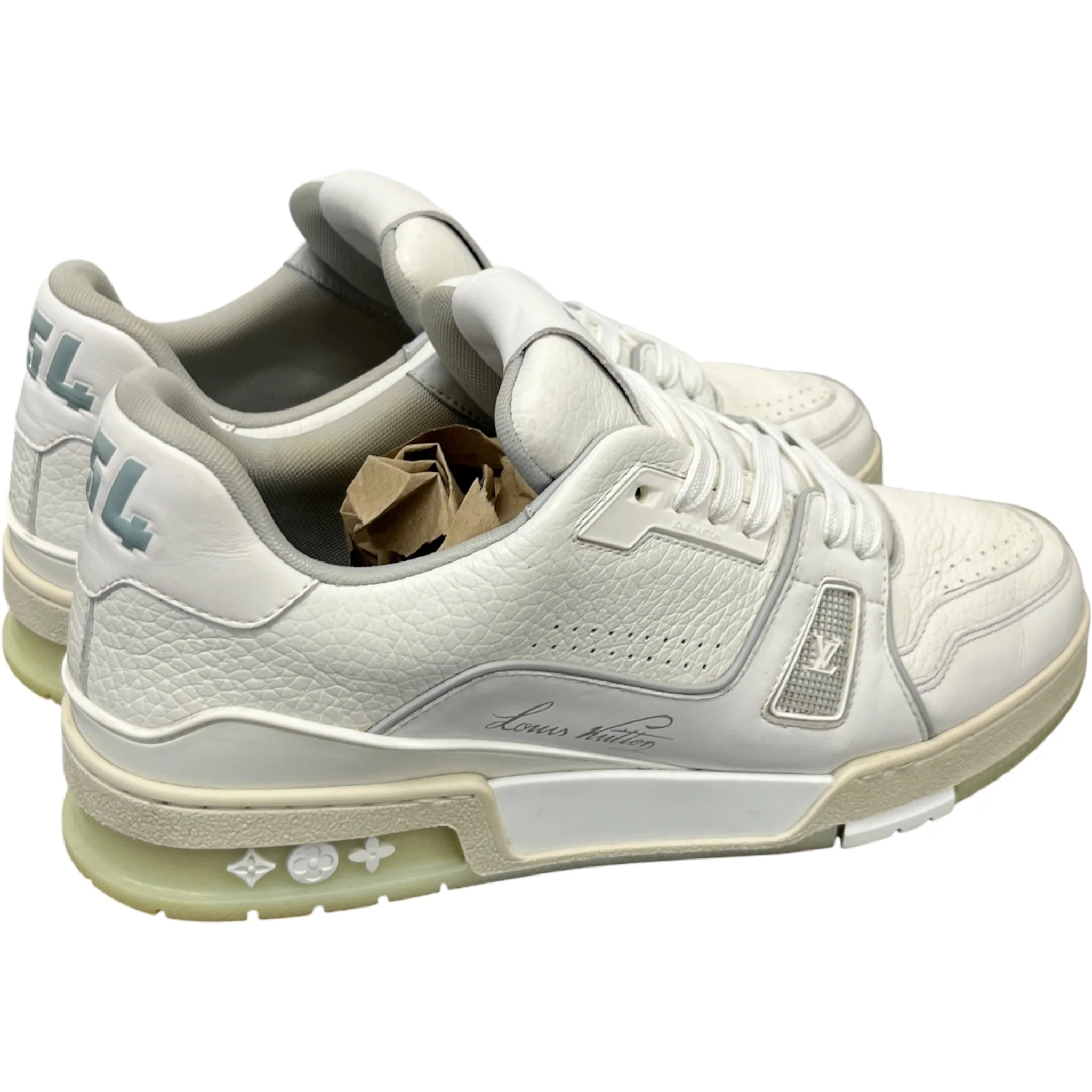 Men's Lv Low Trainers White Size EU 41.5 / UK 7.5 - Image 8