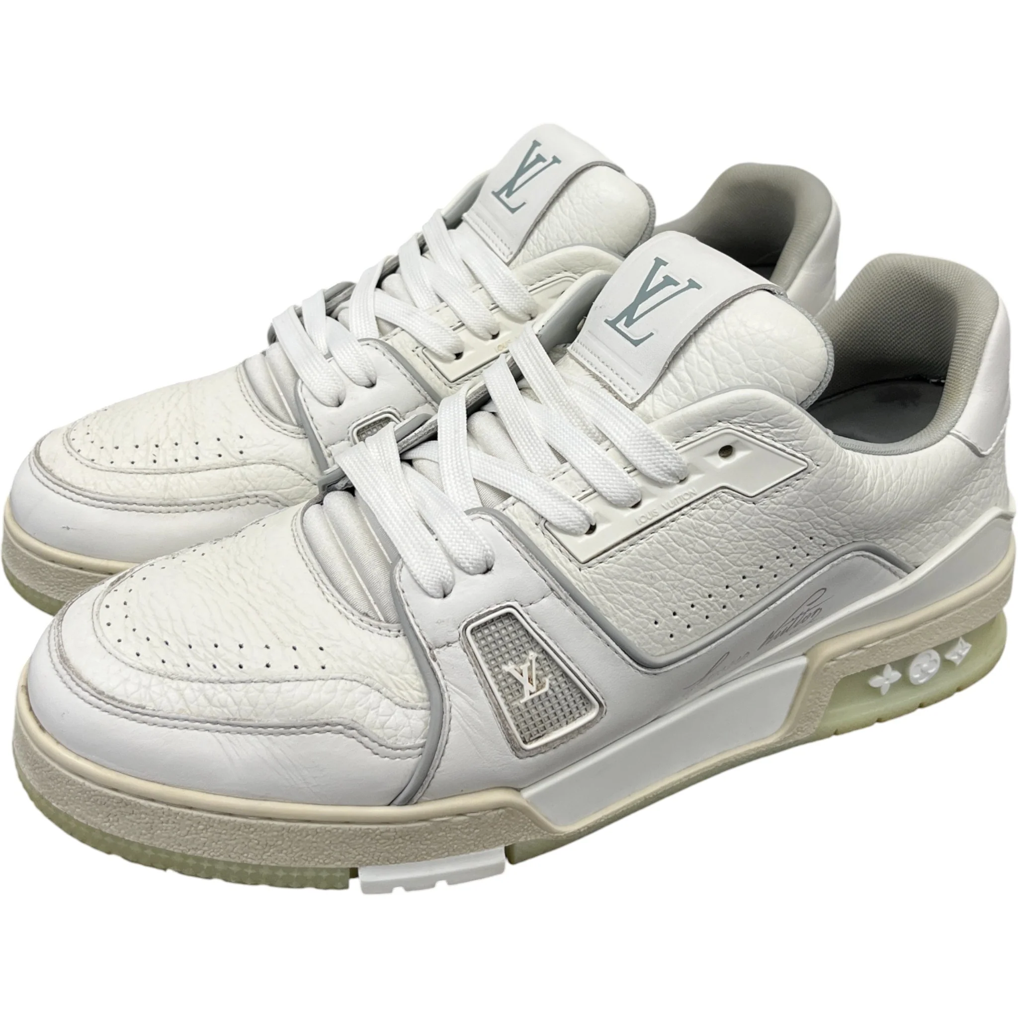 Men's Lv Low Trainers White Size EU 41.5 / UK 7.5 - Image 9