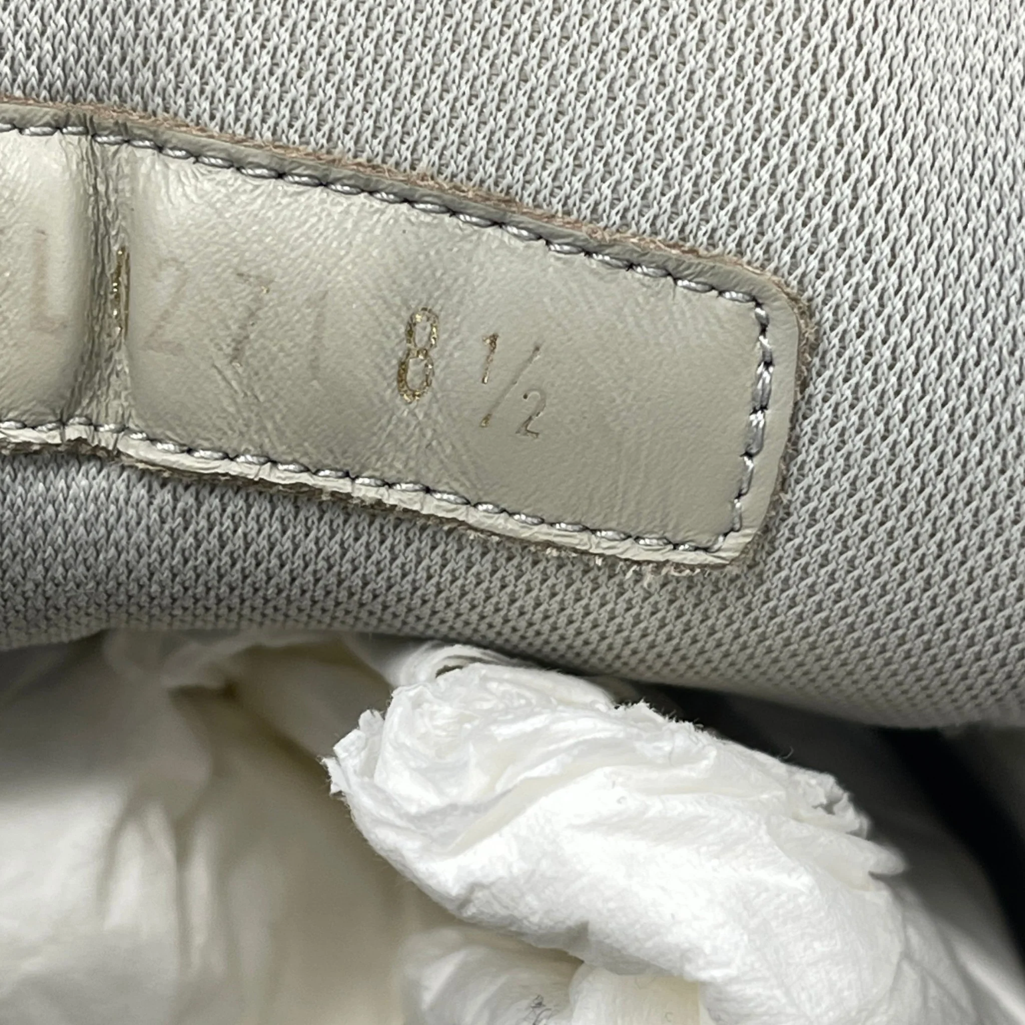 Men's Lv Low Trainers White Size EU 42.5 / UK 8.5 - Image 12