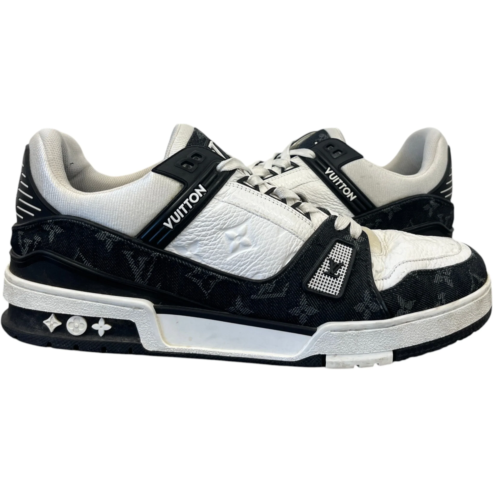 Men's Lv Low Trainers White Size EU 43 / UK 9 - Image 3