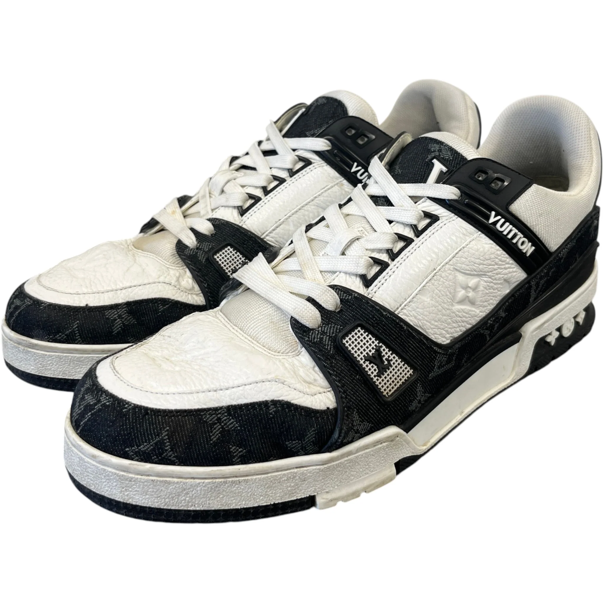Men's Lv Low Trainers White Size EU 43 / UK 9 - Image 9