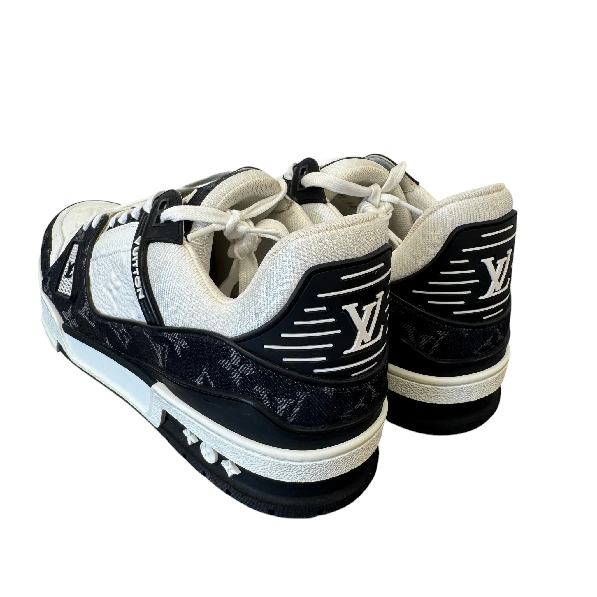 Men's Lv Low Trainers White Size EU 43 / UK 9 - Image 8