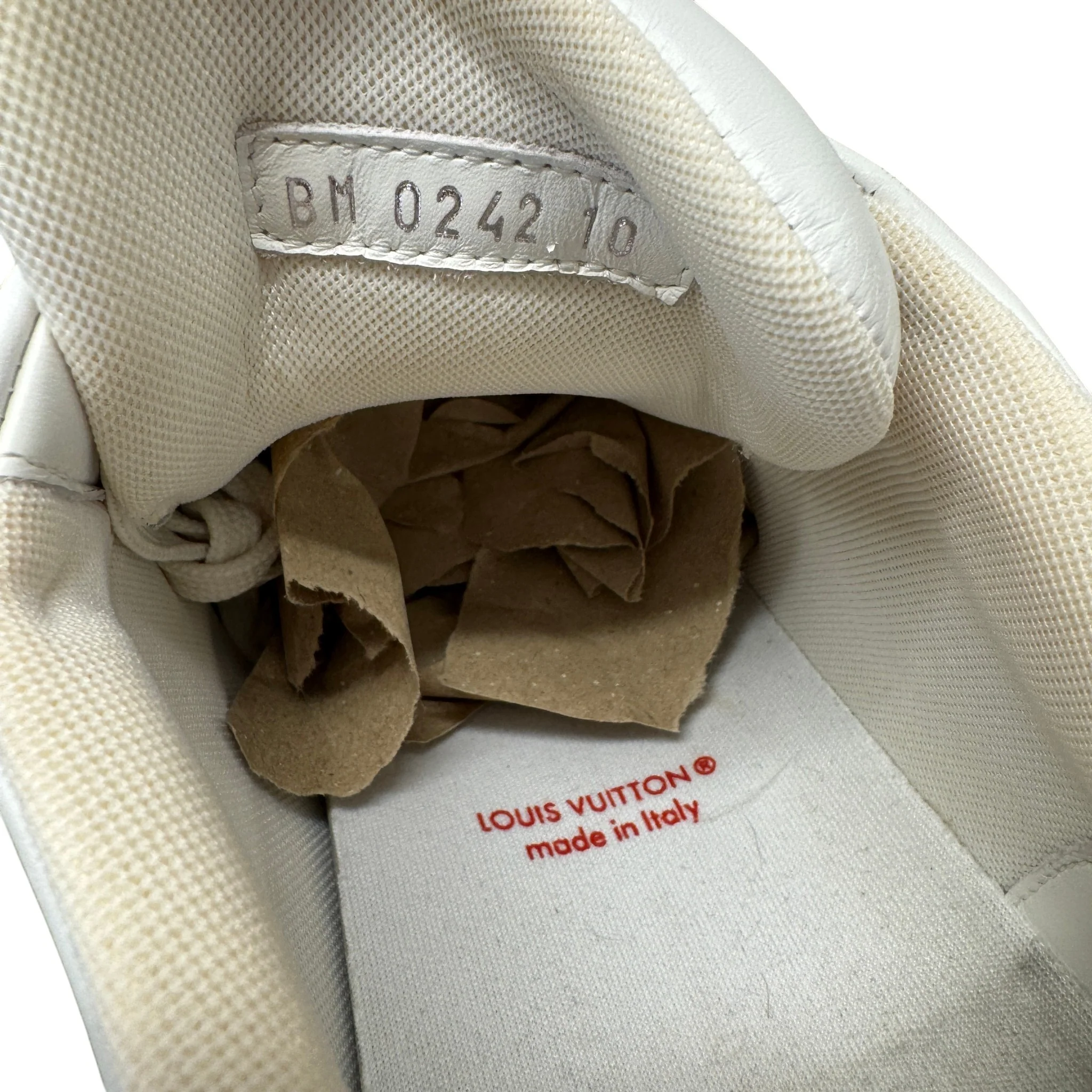 Men's Lv Low Trainers White Size EU 44 / UK 10 - Image 10