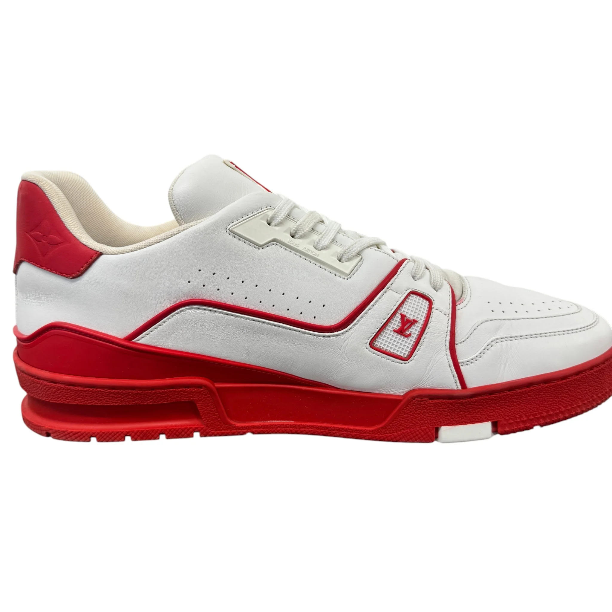 Men's Lv Low Trainers White Size EU 44 / UK 10 - Image 4