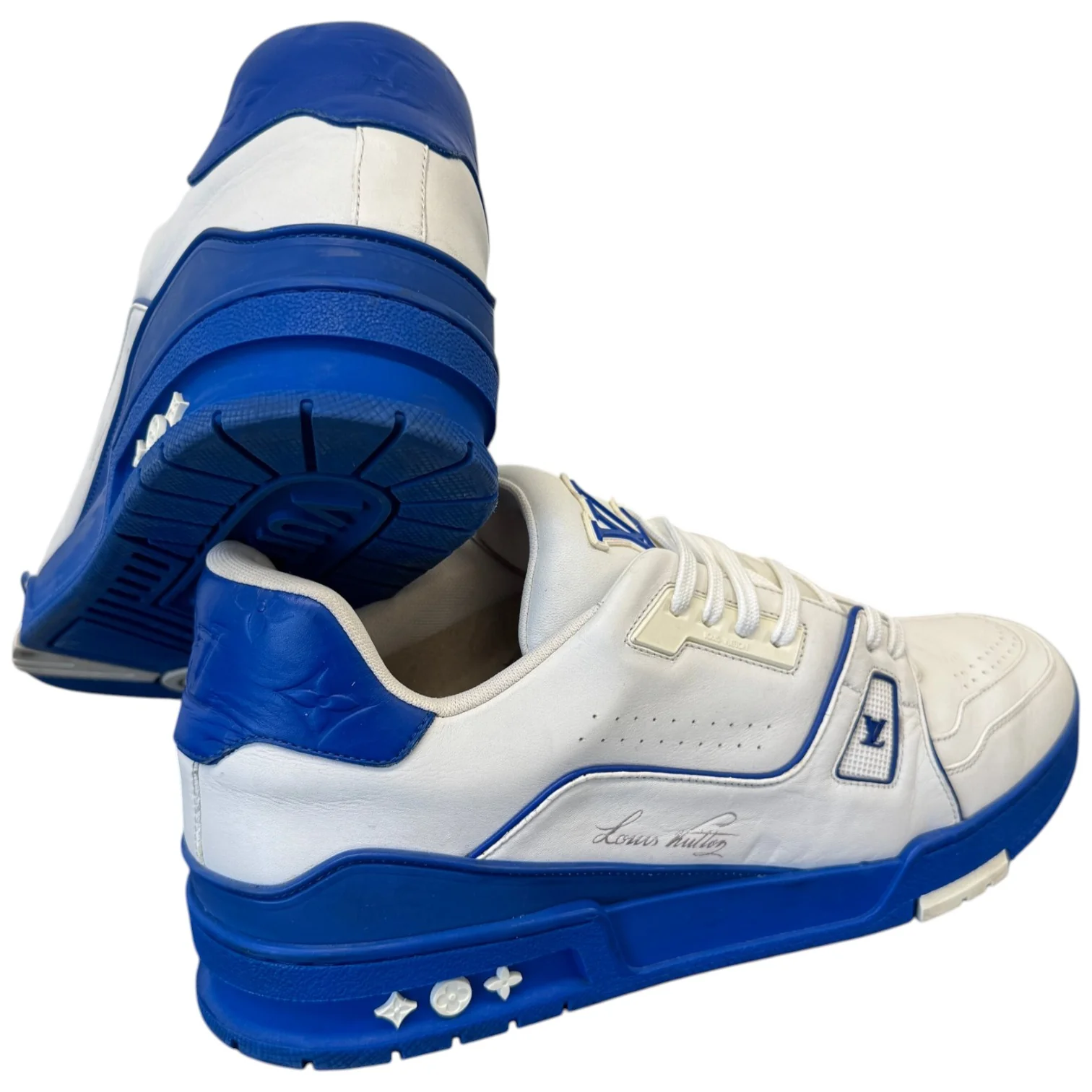 Men's Lv Low Trainers White Size EU 45 / UK 11 - Image 8