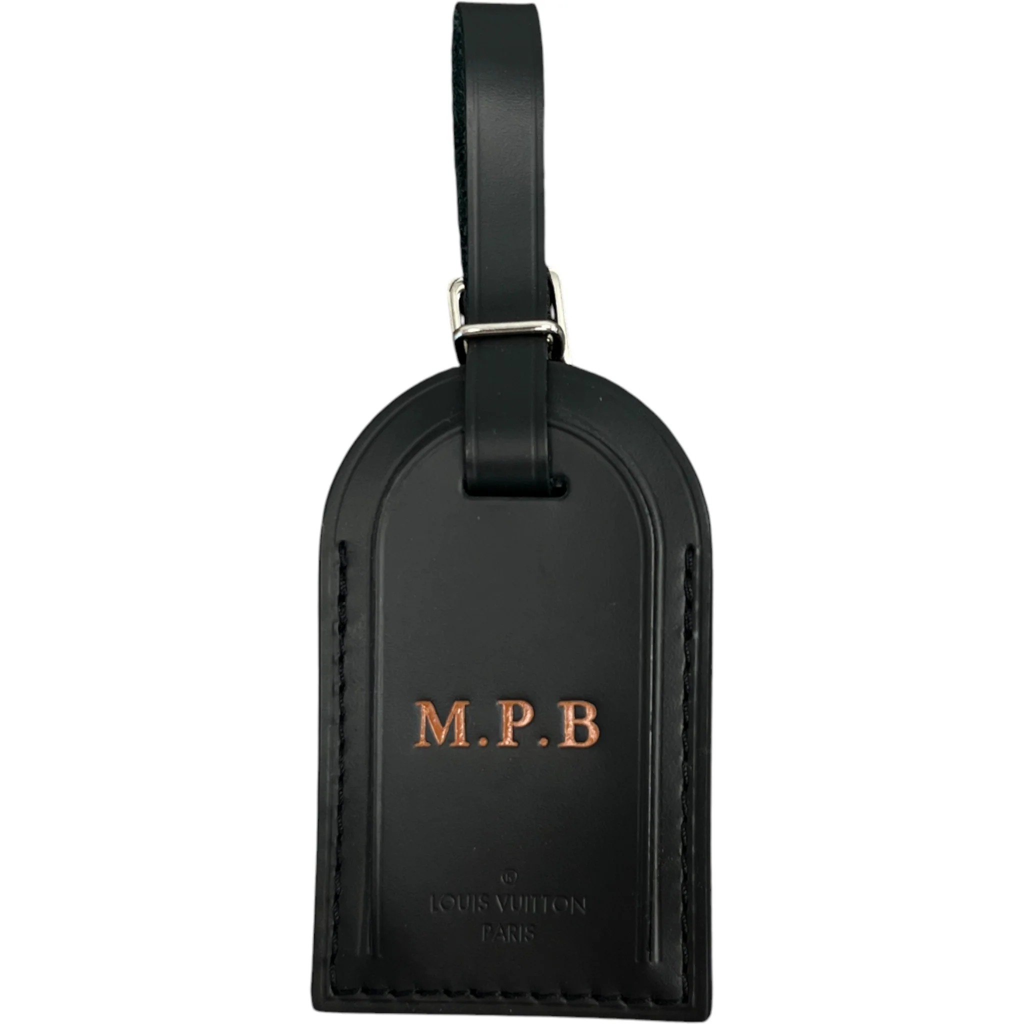 Men's Lv Luggage Tag Black