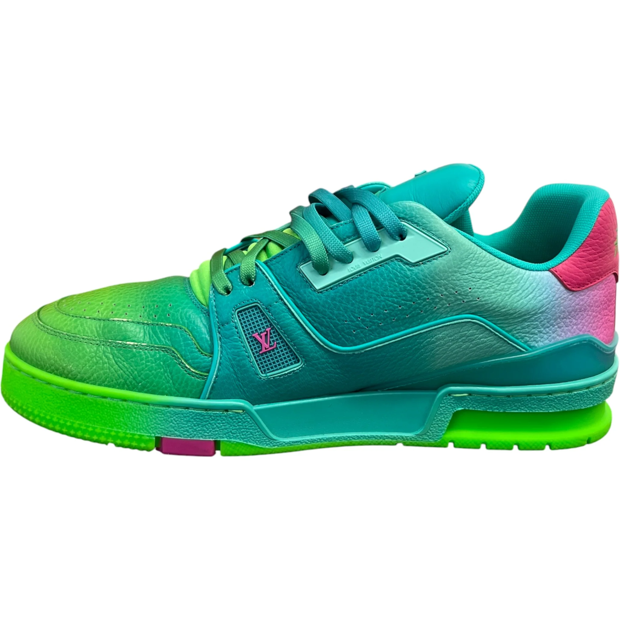 Men's Lv Ombre Low Trainers Green Size EU 42 / UK 8 - Image 2