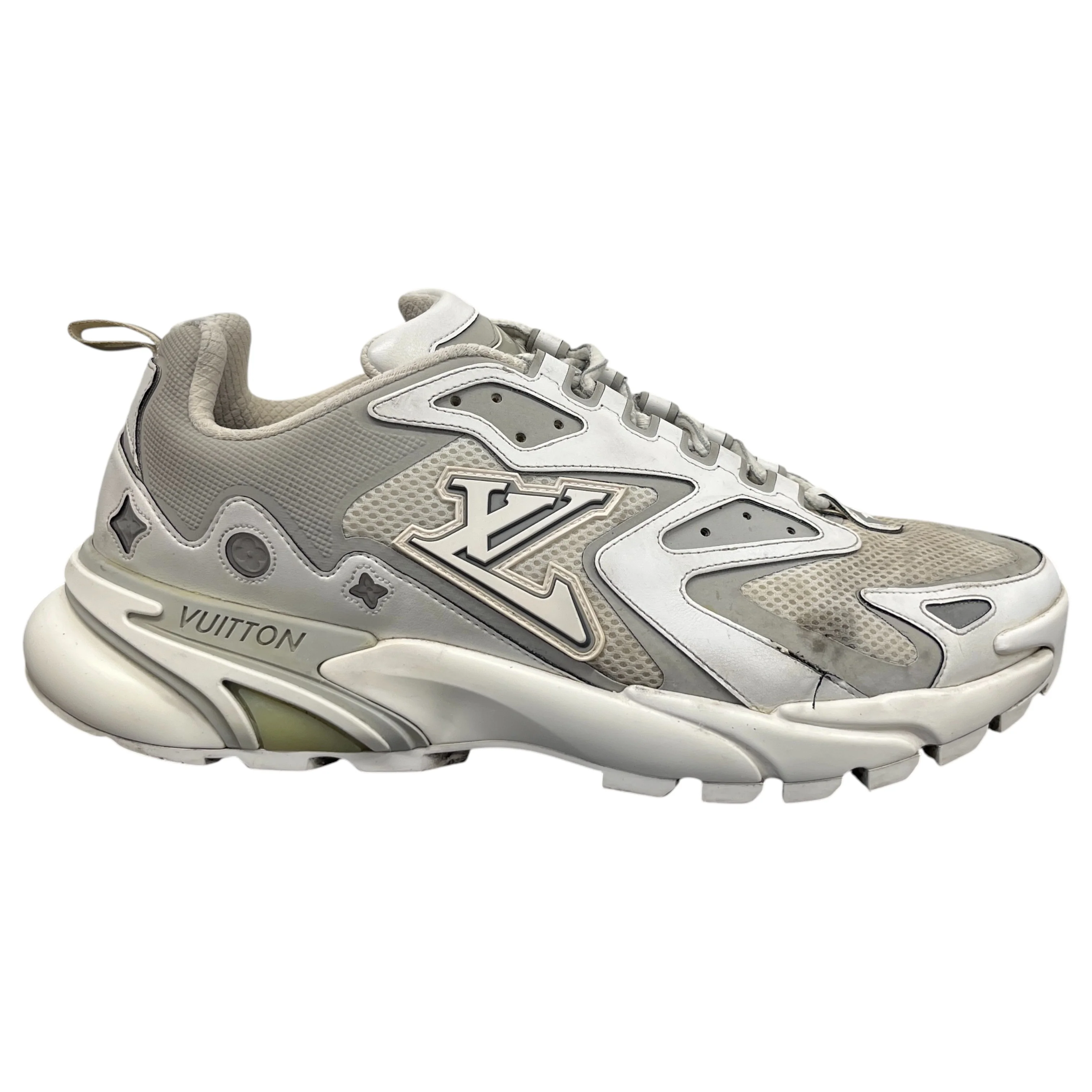 Men's Lv Runner Tatic Low Trainers White Size EU 43 / UK 9