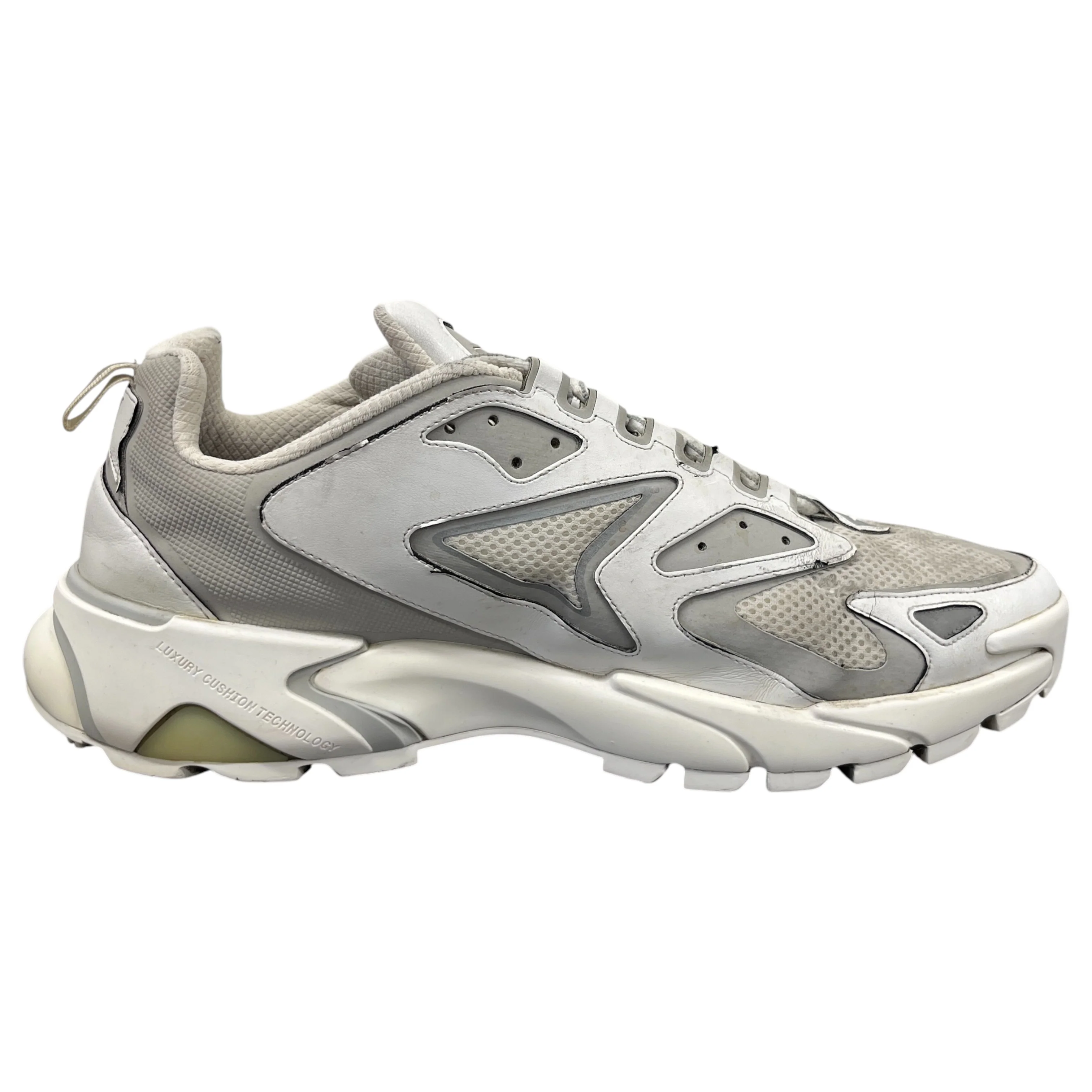 Men's Lv Runner Tatic Low Trainers White Size EU 43 / UK 9 - Image 4