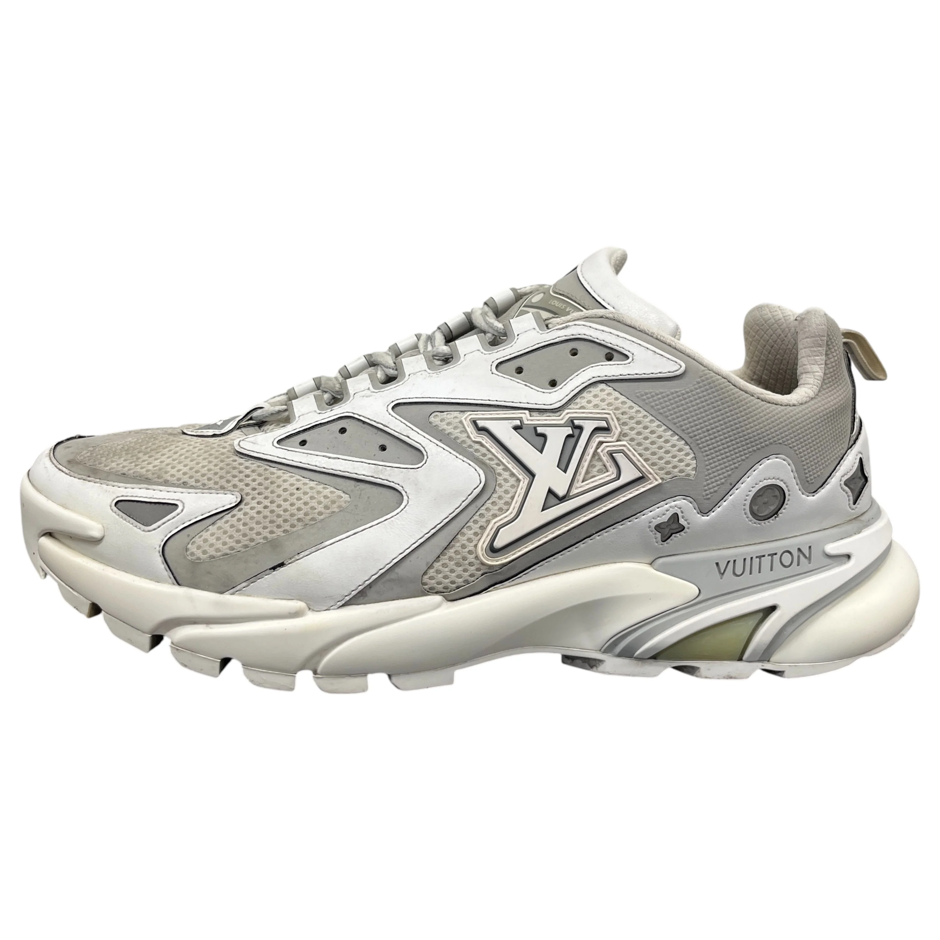 Men's Lv Runner Tatic Low Trainers White Size EU 43 / UK 9 - Image 5