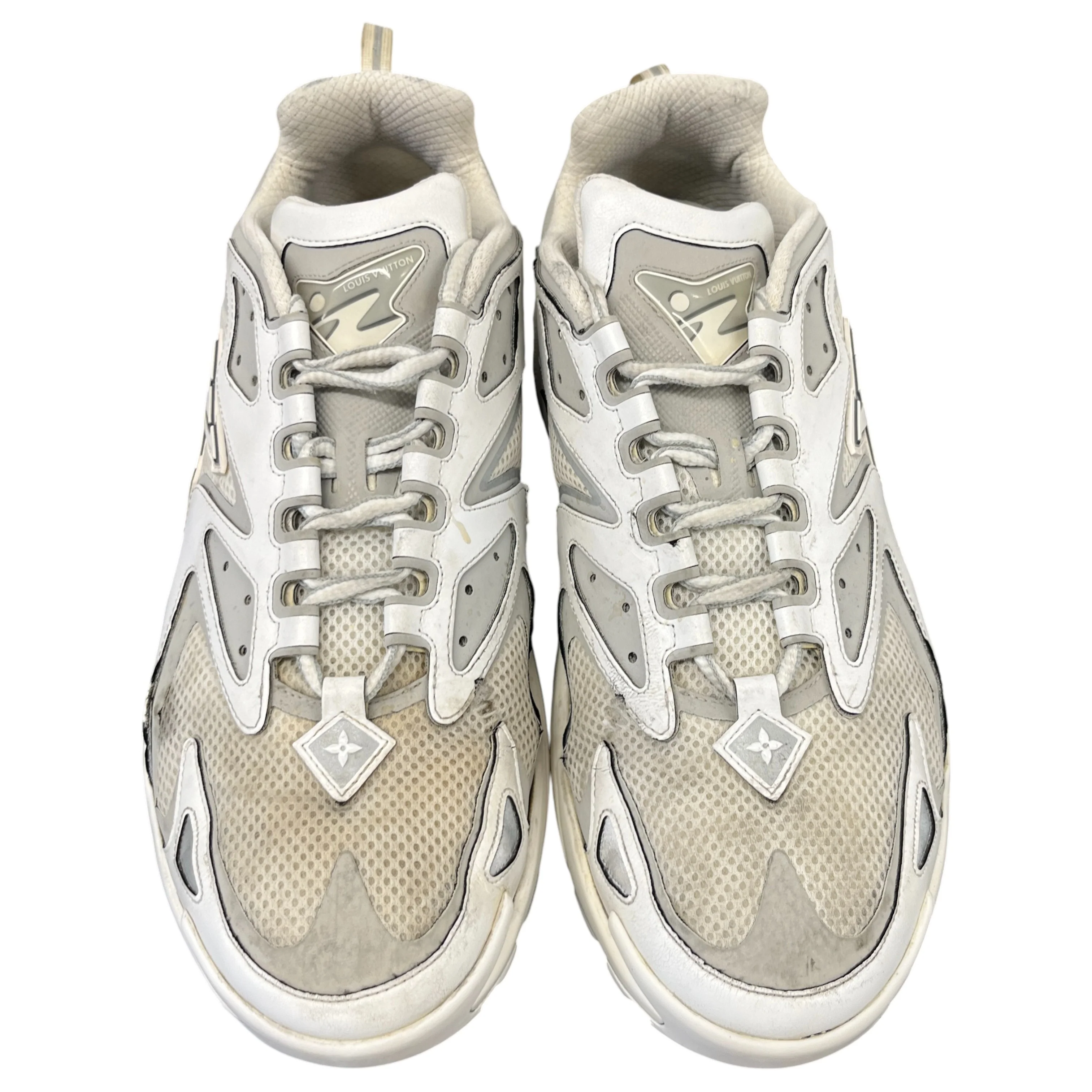 Men's Lv Runner Tatic Low Trainers White Size EU 43 / UK 9 - Image 6