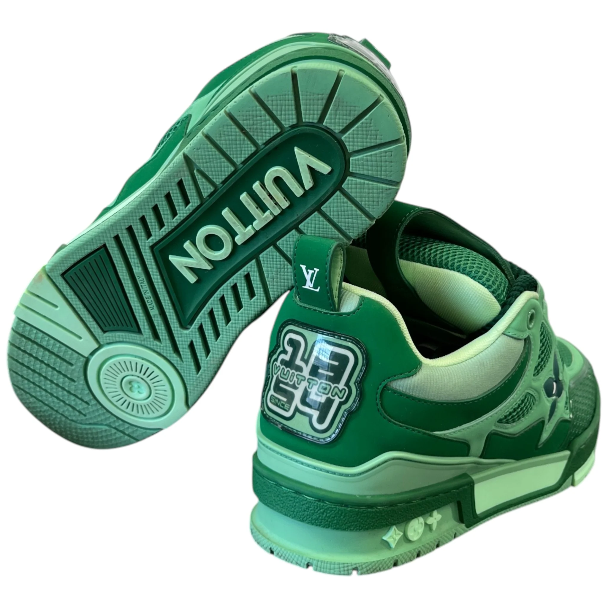 Men's Lv Skate Low Trainers Green Size EU 39 / UK 5 - Image 10