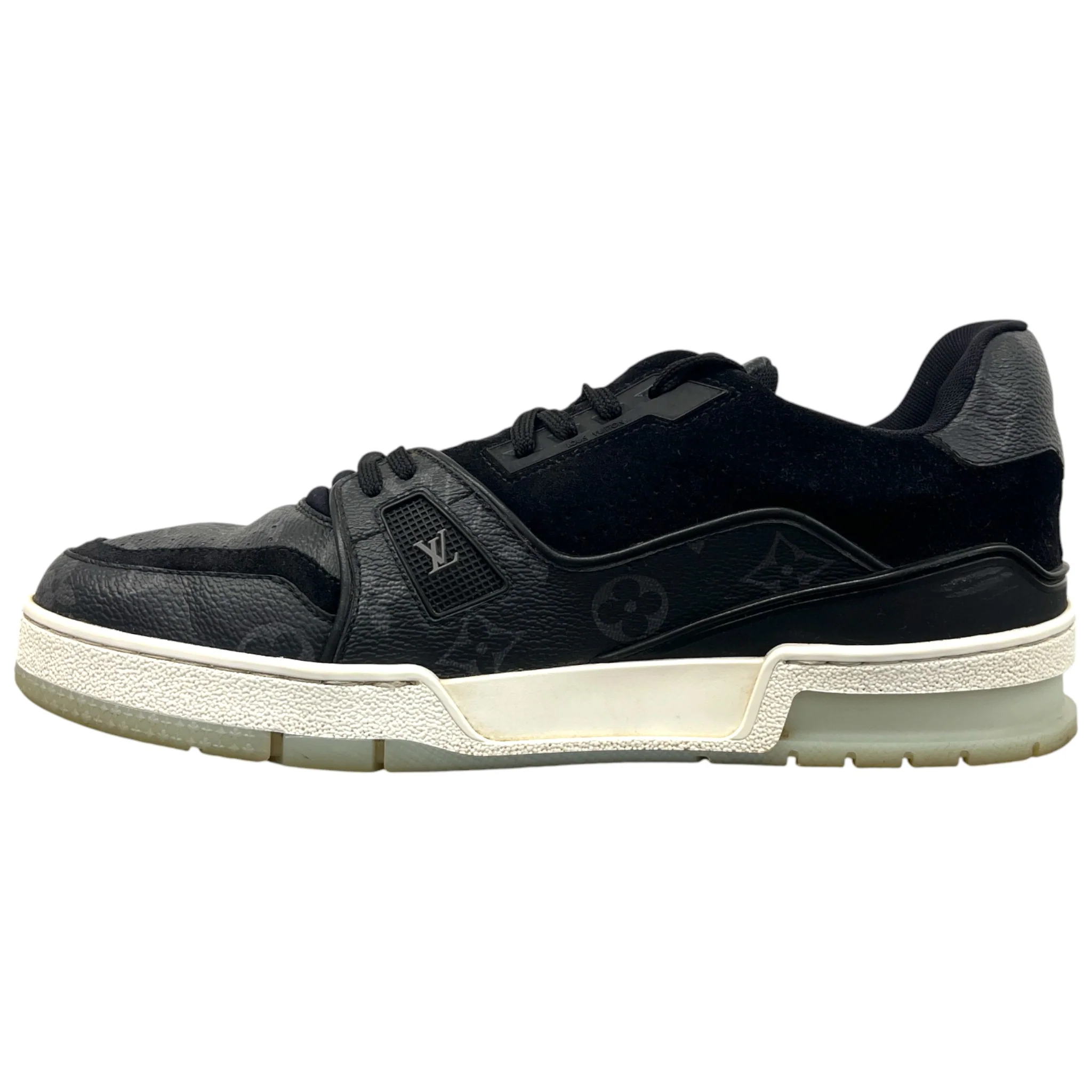 Men's Lv Trainer Low Trainers Black Size EU 40.5 / UK 6.5 - Image 2