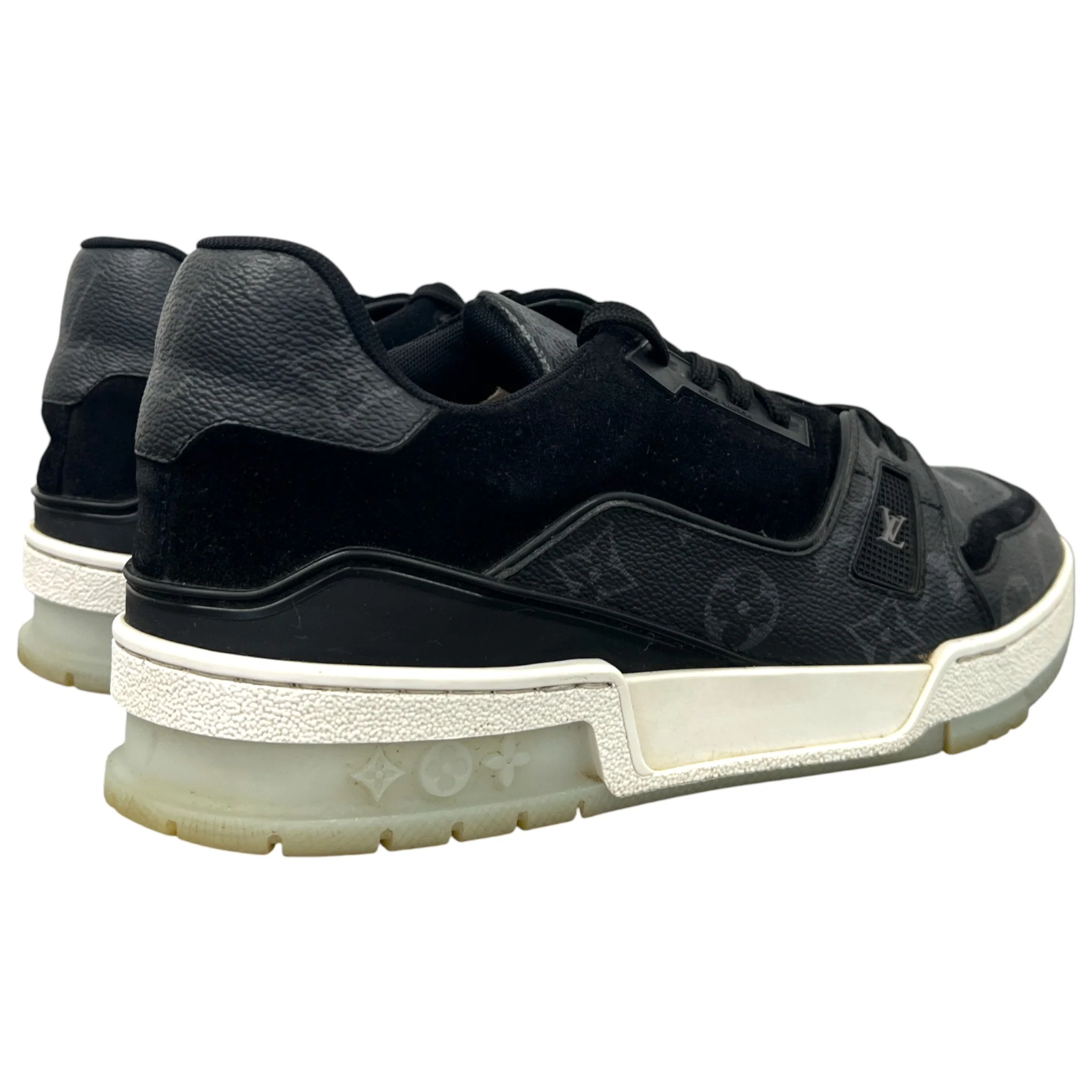 Men's Lv Trainer Low Trainers Black Size EU 40.5 / UK 6.5 - Image 9