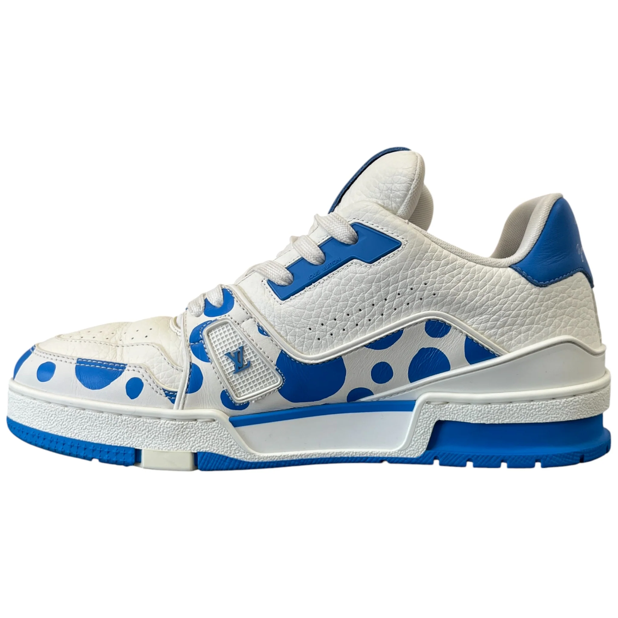 Men's Lv X Kusama Low Trainers Blue Size EU 39.5 / UK 5.5 - Image 2