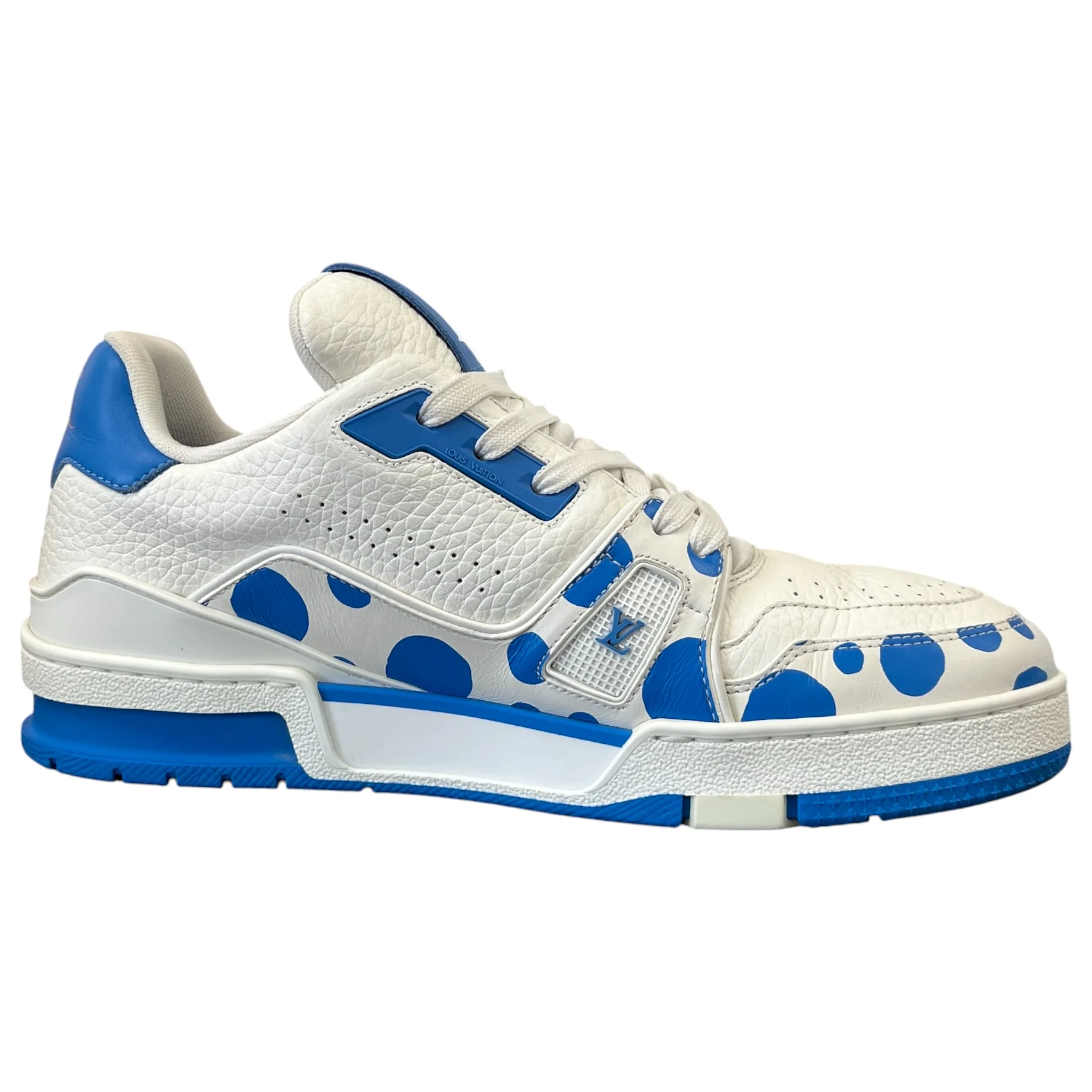 Men's Lv X Kusama Low Trainers Blue Size EU 39.5 / UK 5.5 - Image 4