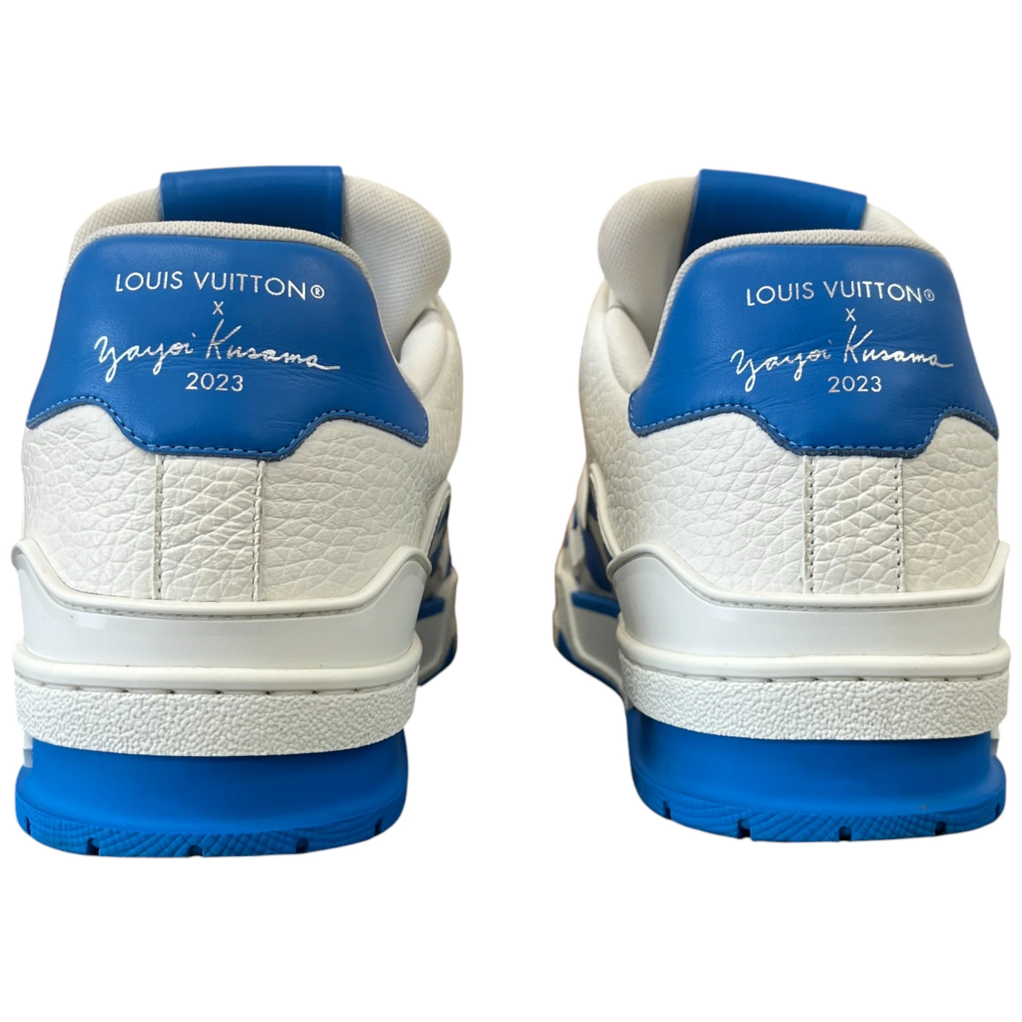 Men's Lv X Kusama Low Trainers Blue Size EU 39.5 / UK 5.5 - Image 7
