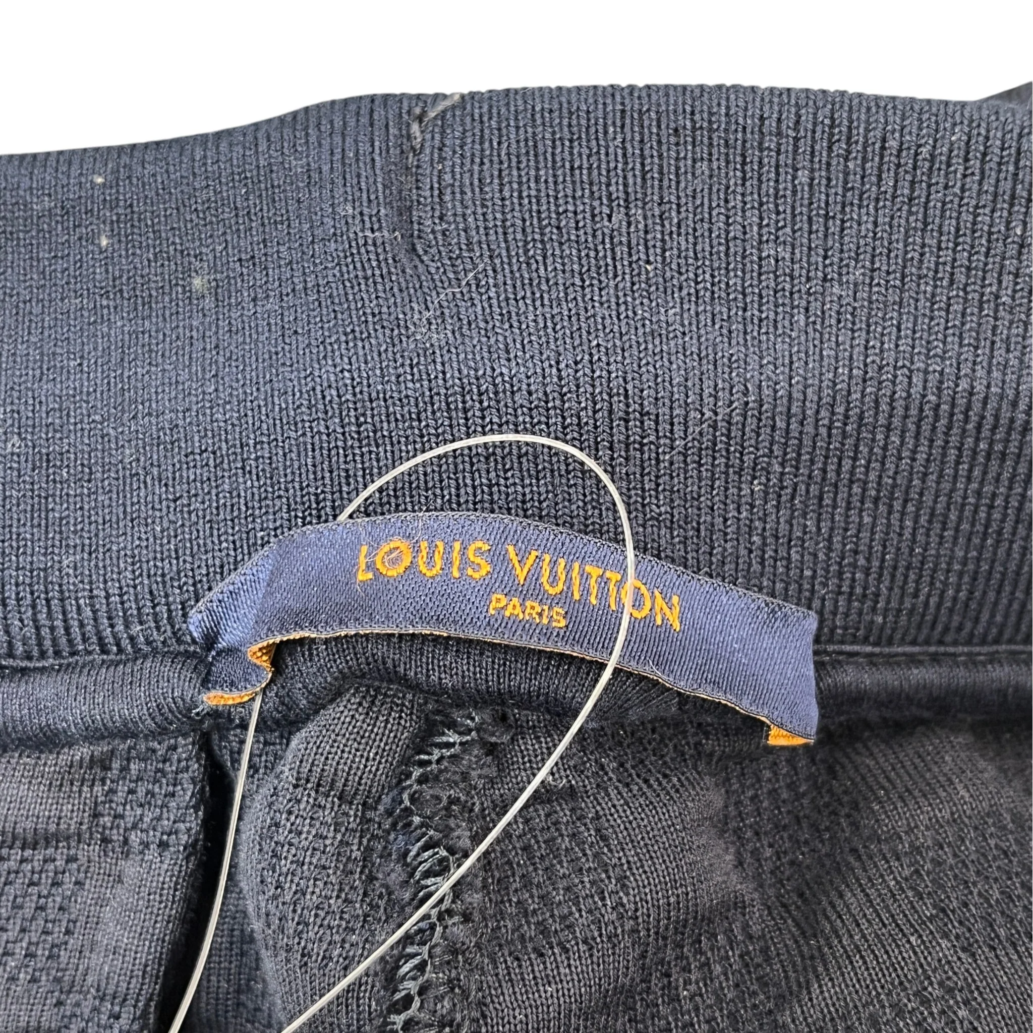 Men's Lvse Damier Joggers Navy Size M - Image 5