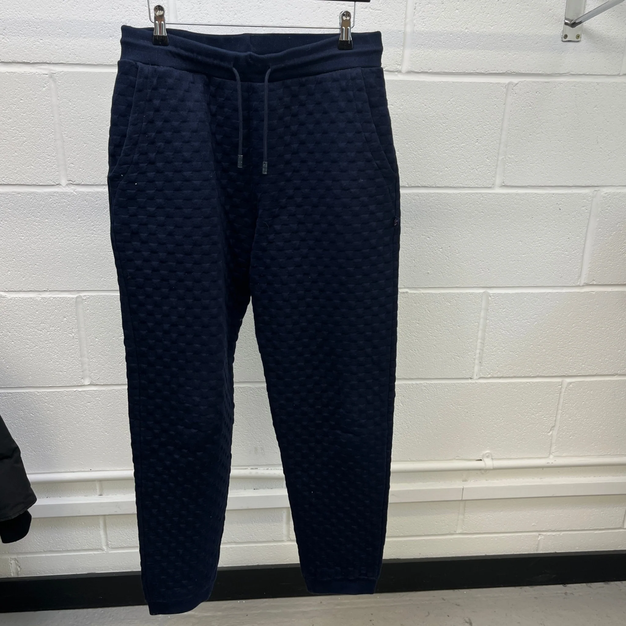 Men's Lvse Damier Joggers Navy Size M - Image 9