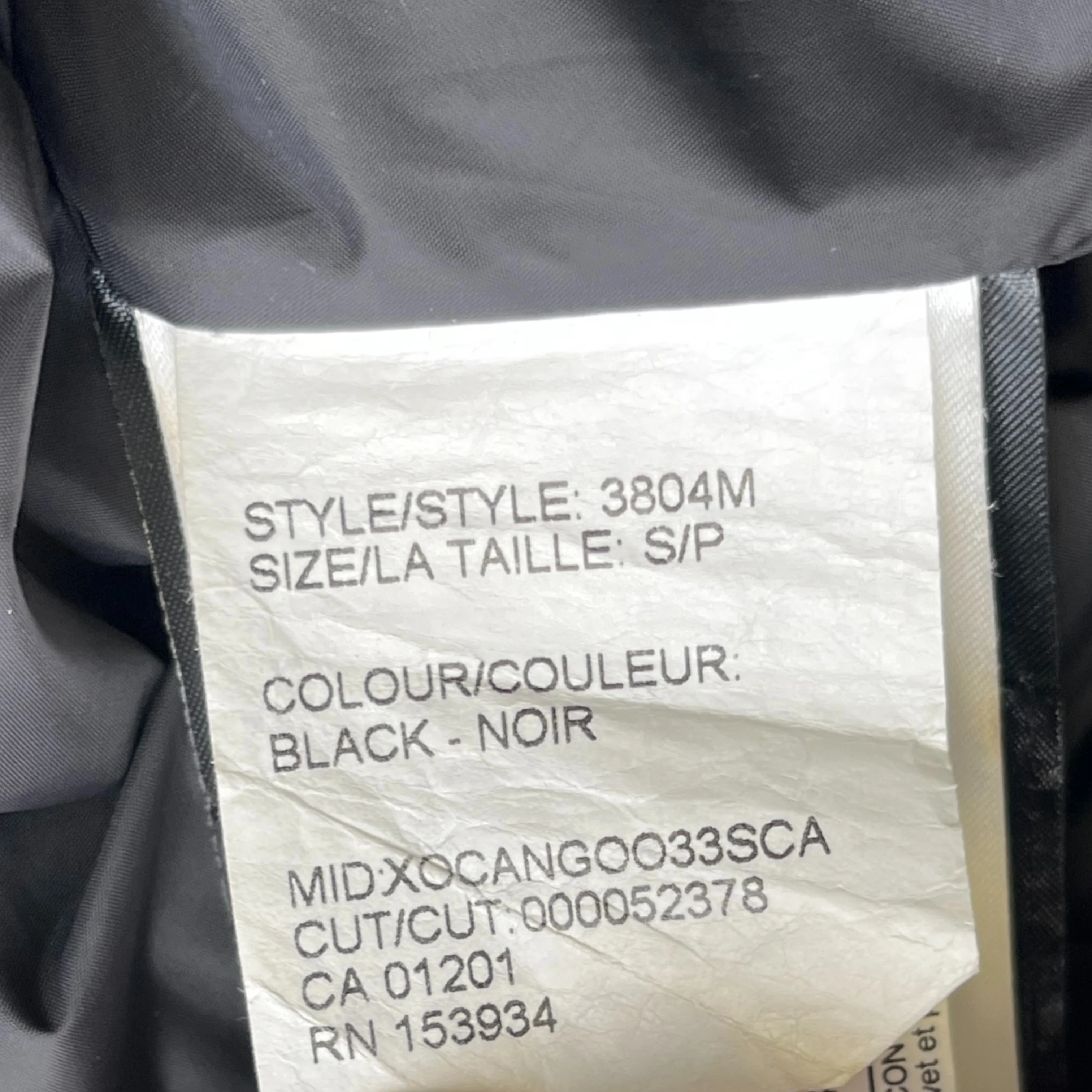 Men's Macmillan Down Jacket Black Size S - Image 6