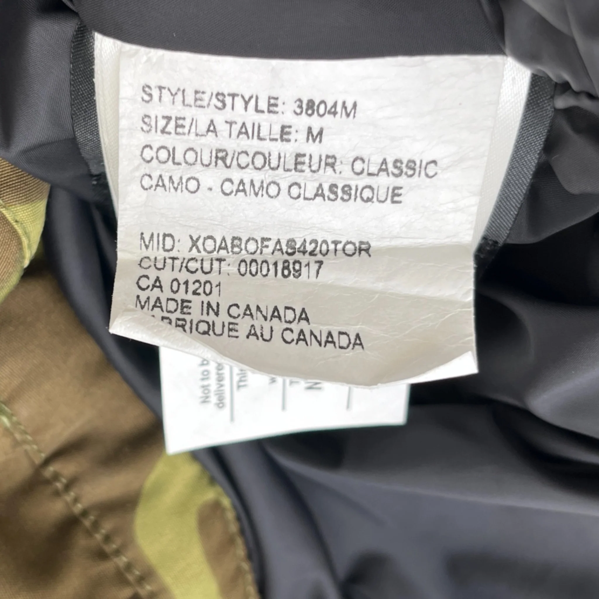 Men's Macmillan Down Jacket Khaki Size M - Image 6
