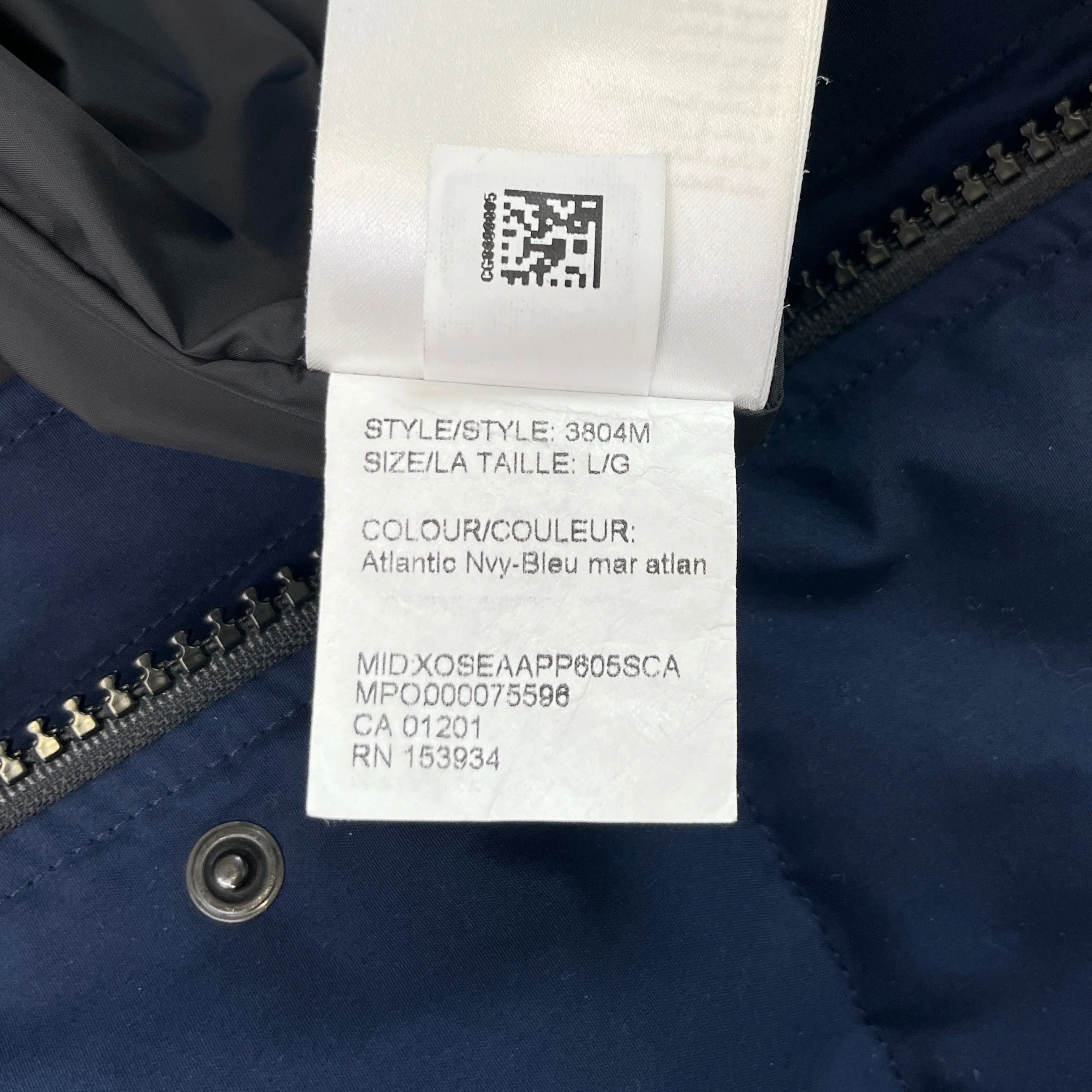 Men's Macmillan Down Jacket Navy Size L - Image 8