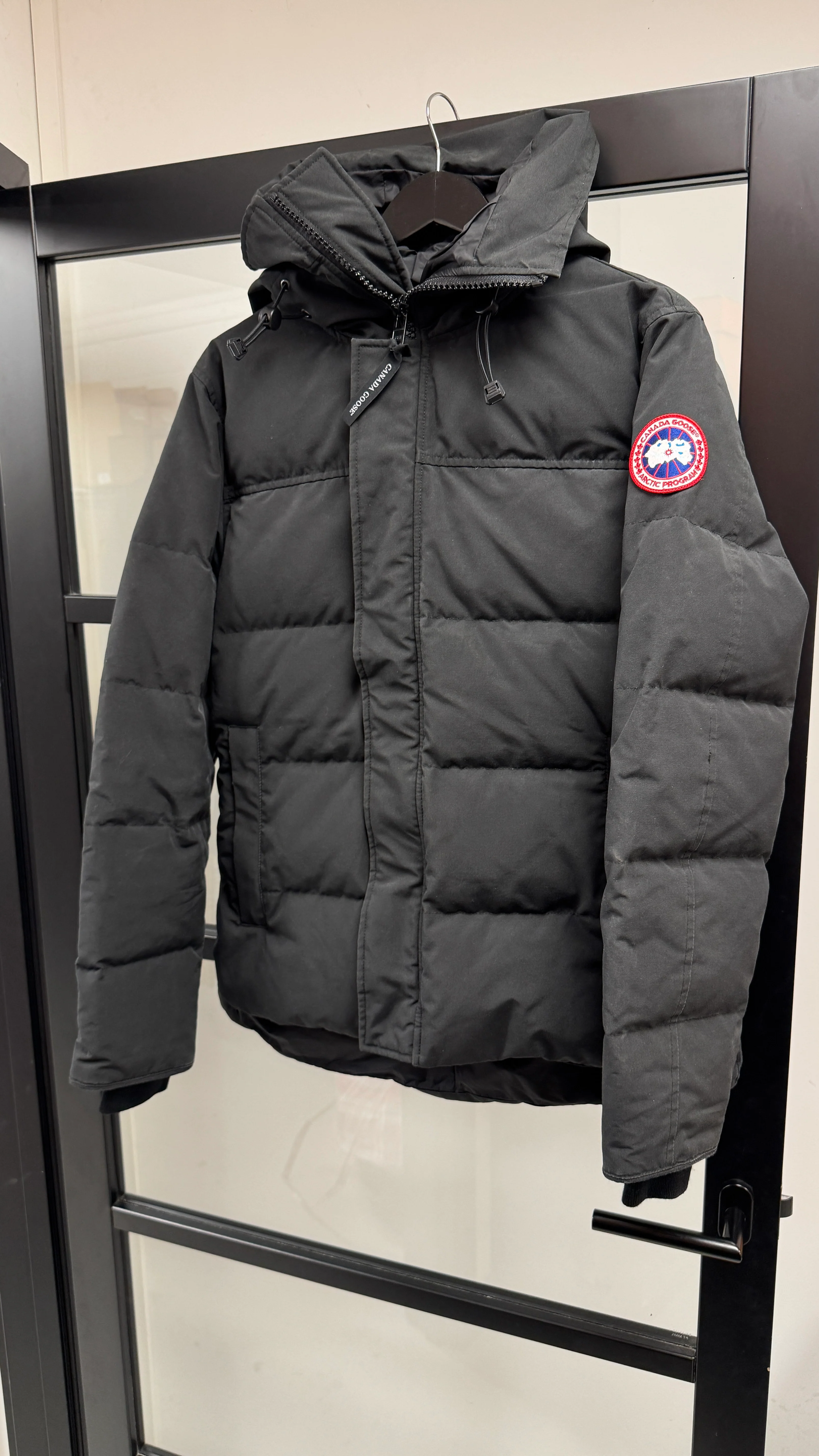 Men's Macmillan Parka Down Jacket Black Size M - Image 9