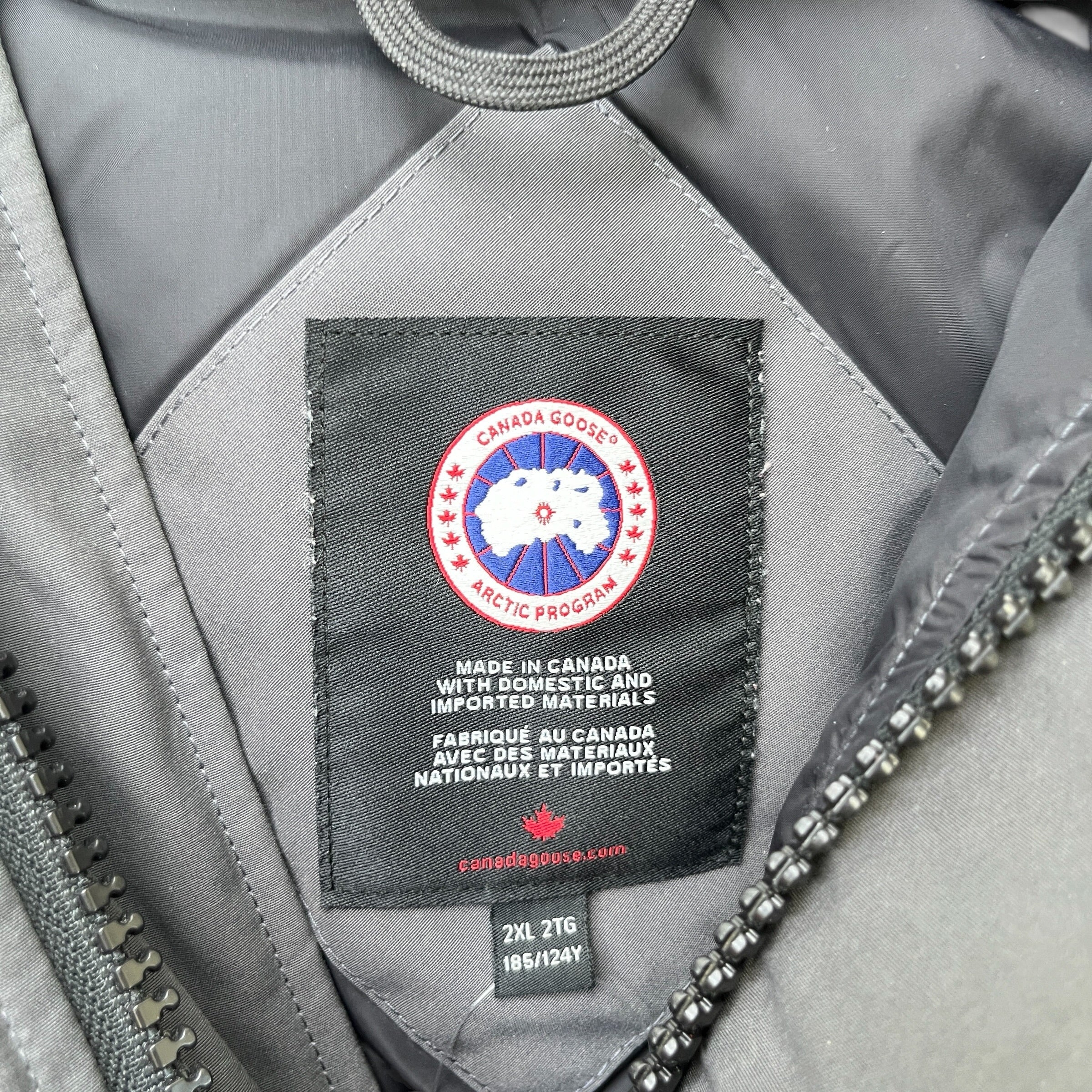 Men's Macmillan Parka Down Jacket Grey Size XXL - Image 7
