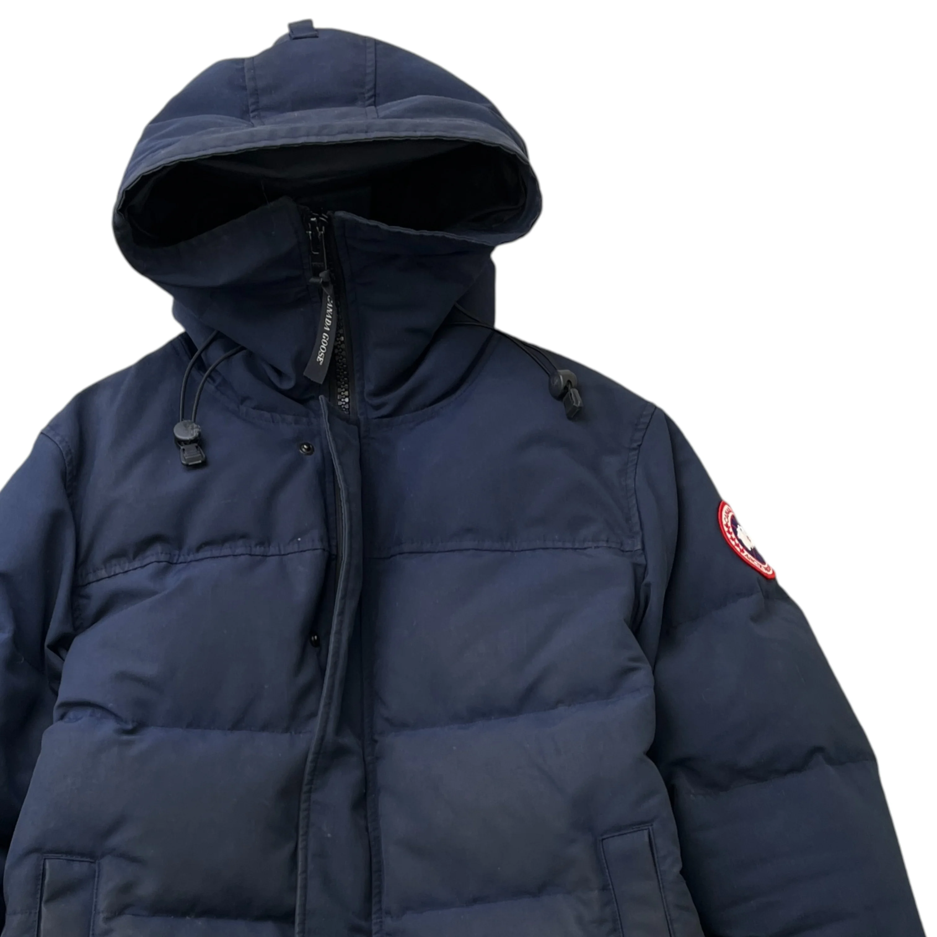 Men's Macmillan Parka Down Jacket Navy Size M - Image 3