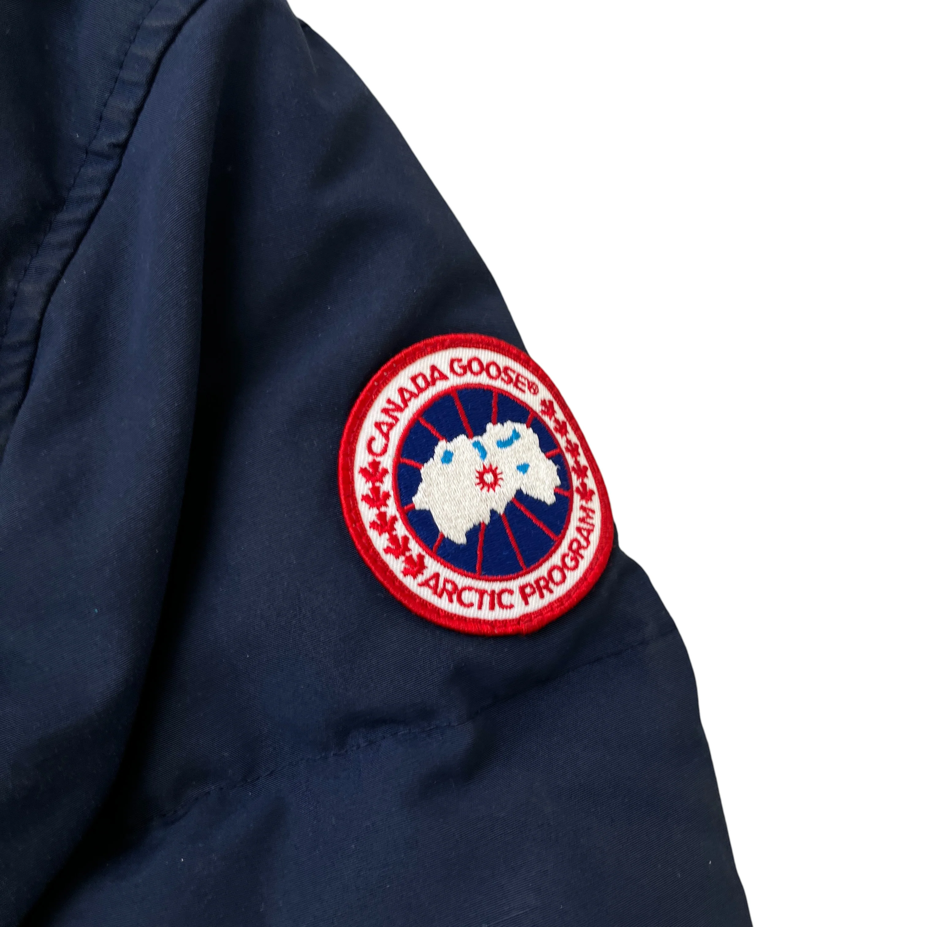 Men's Macmillan Parka Down Jacket Navy Size M - Image 5
