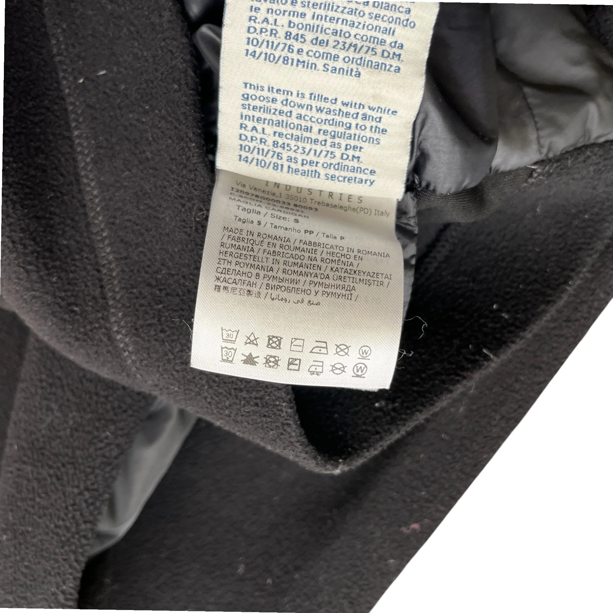 Men's Maglia Cardigan Jacket Black Size S - Image 8