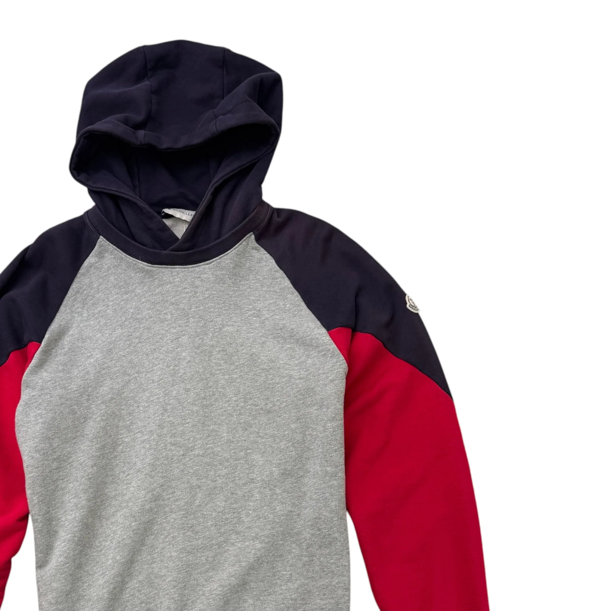 Men's Maglia Con Cappuccio Hoodie Grey Size L - Image 3