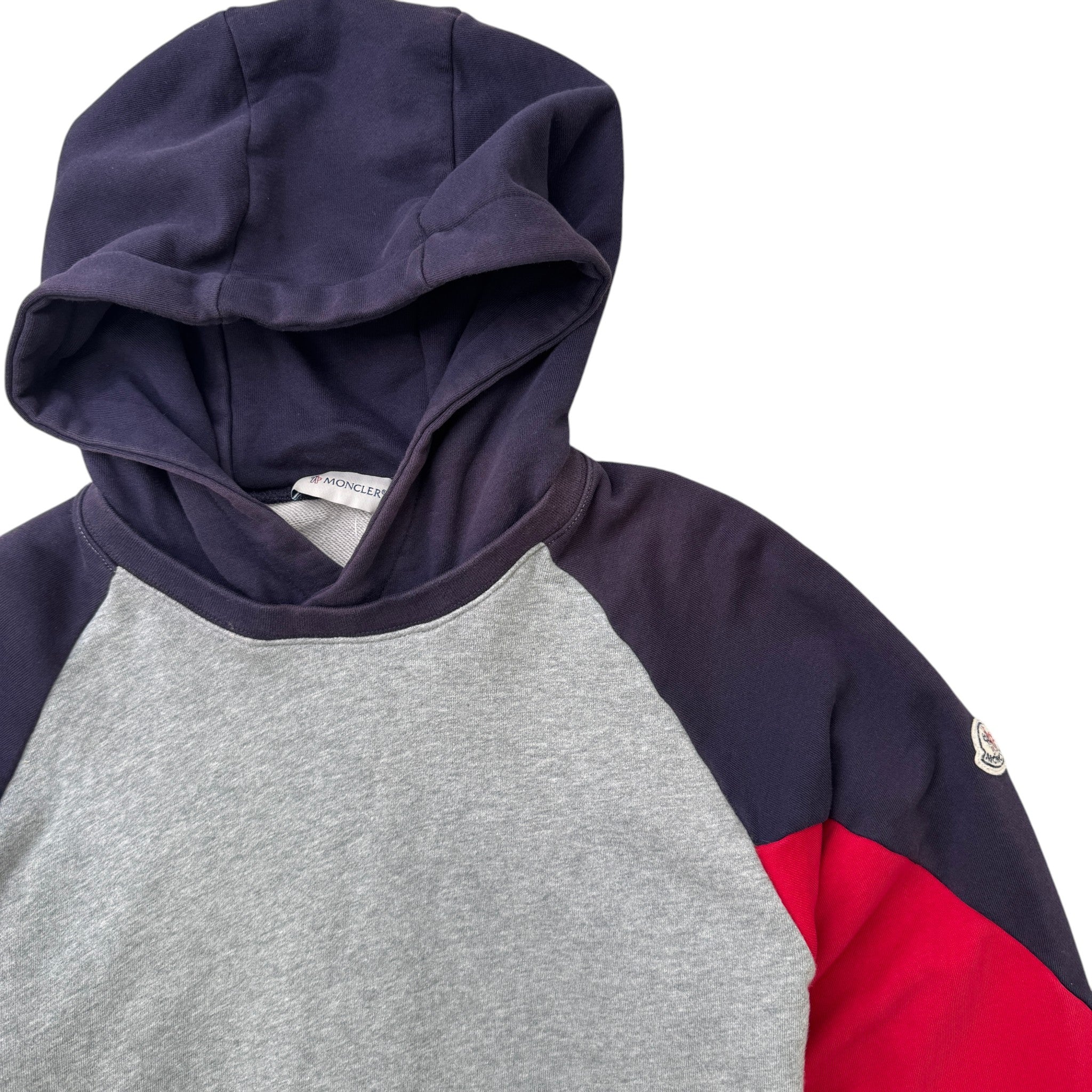 Men's Maglia Con Cappuccio Hoodie Grey Size L - Image 4