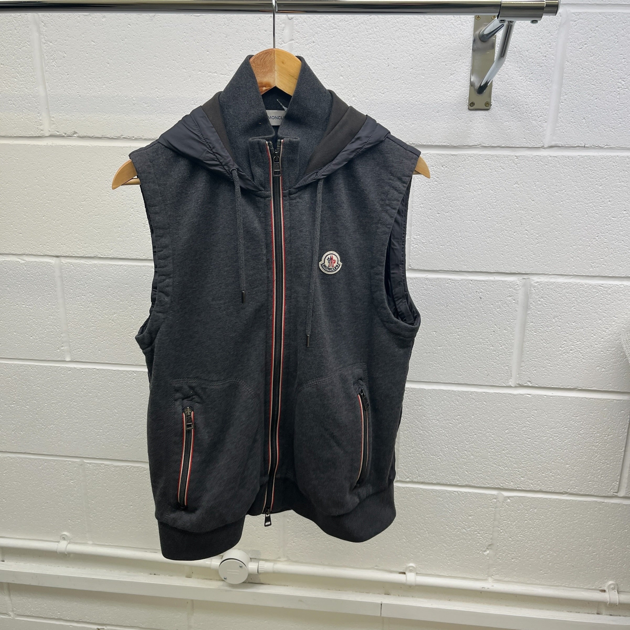 Men's Maglia Gilet Grey Size L - Image 8