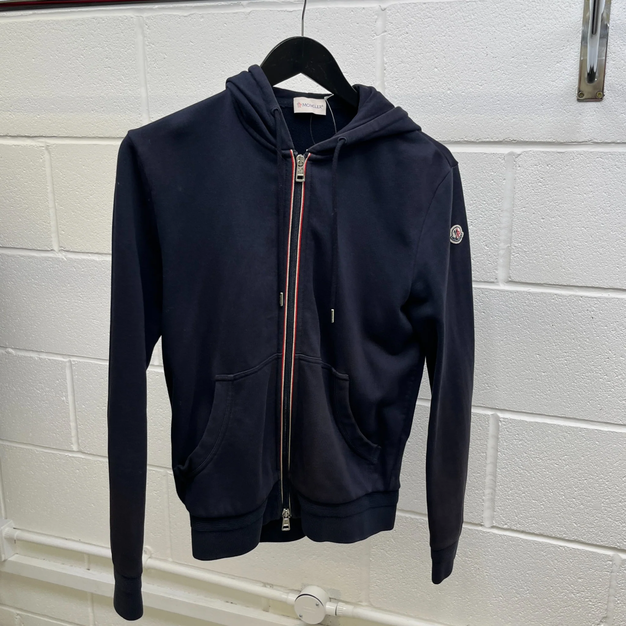 Men's Maglia Hoodie Navy Size M - Image 9