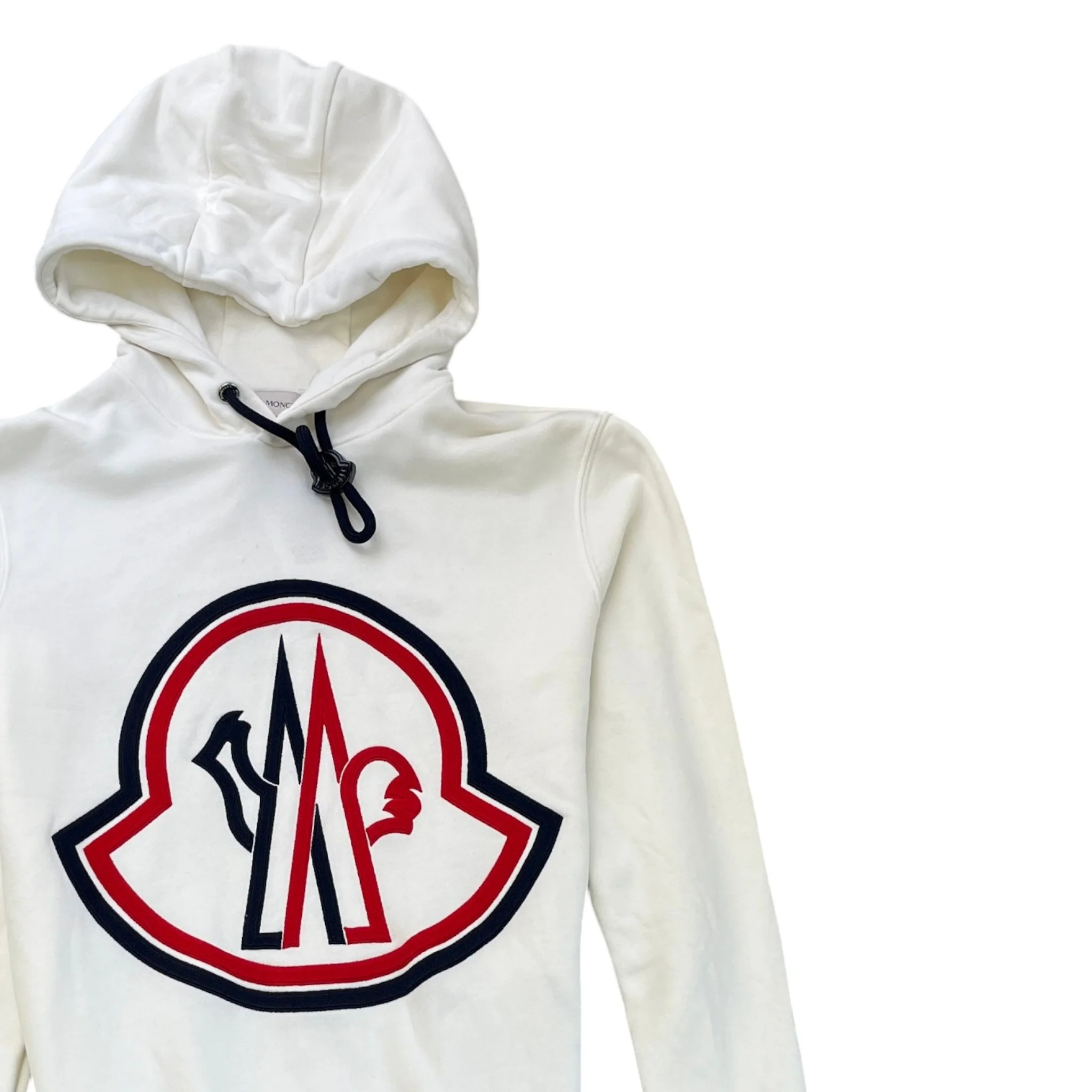 Men's Maglia Hoodie White Size S - Image 3