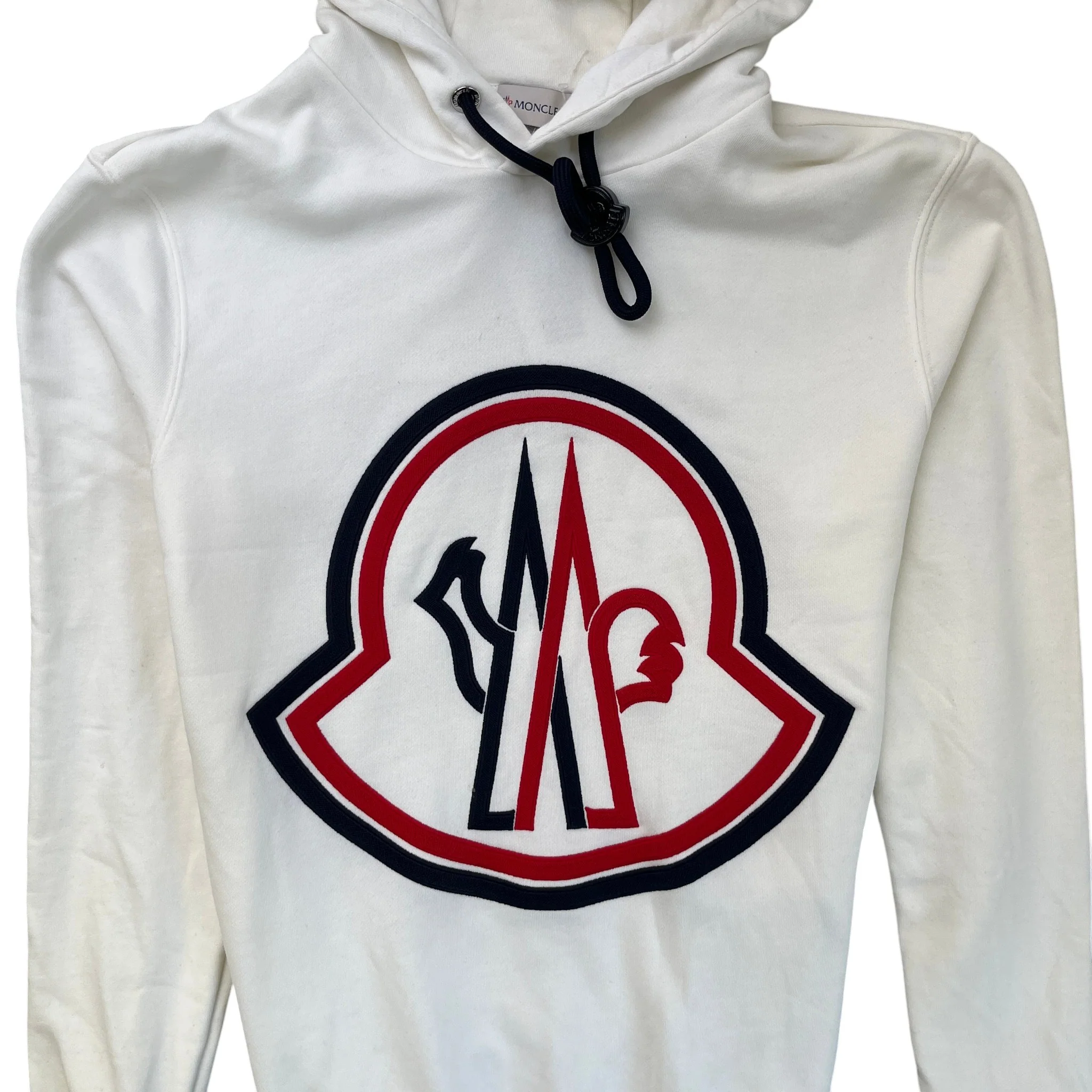 Men's Maglia Hoodie White Size S - Image 5