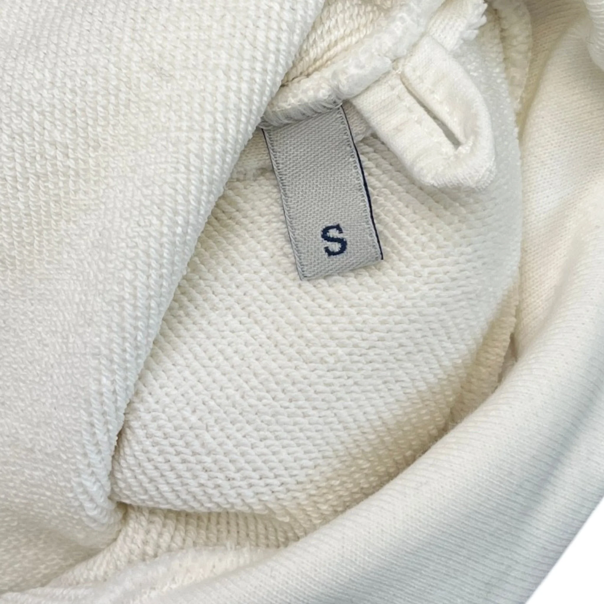Men's Maglia Hoodie White Size S - Image 6