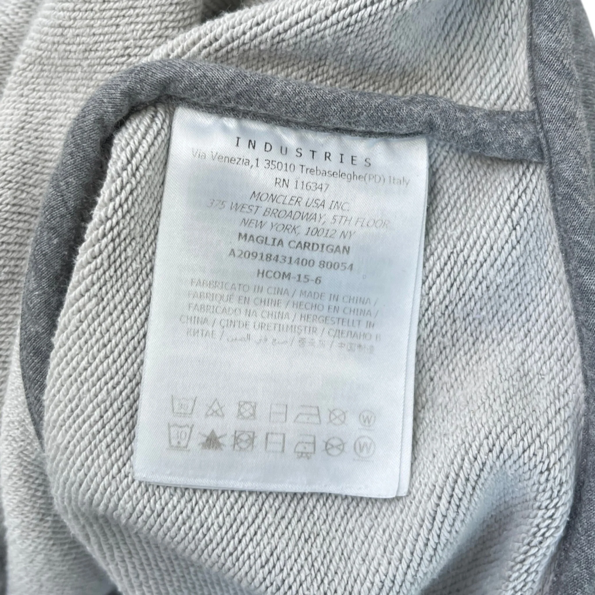 Men's Maglia Jacket Grey Size L - Image 6