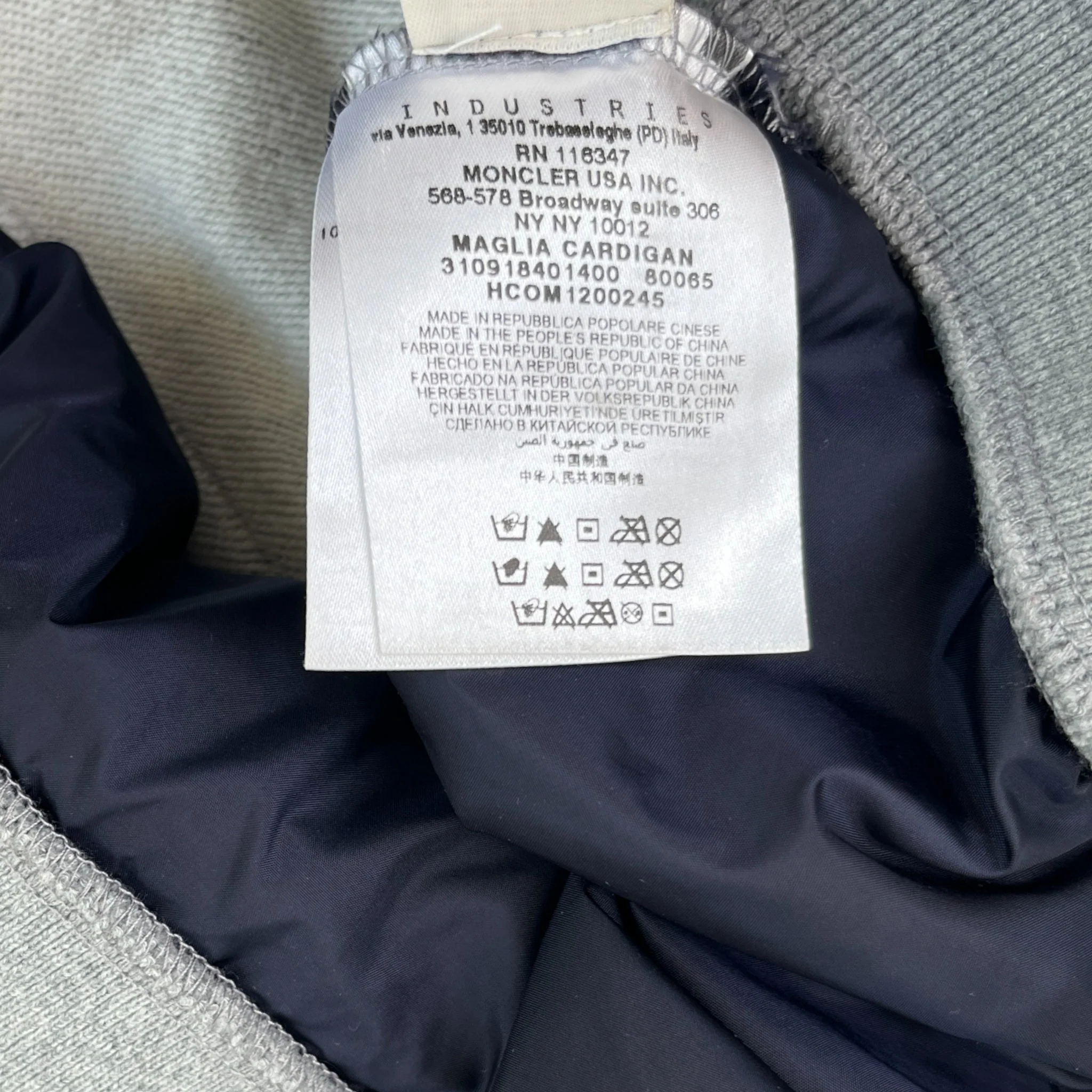 Men's Maglia Jacket Grey Size XL - Image 6