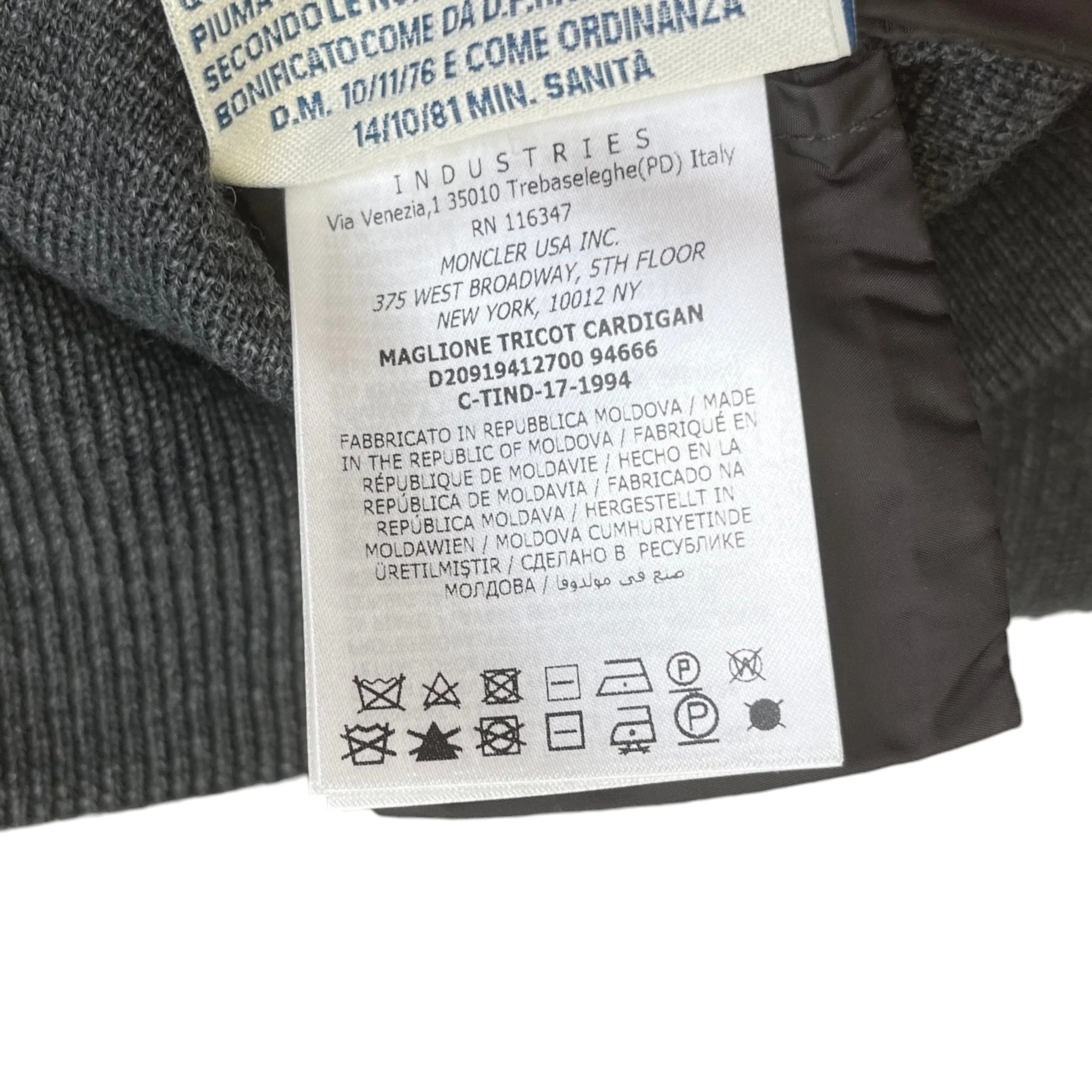 Men's Maglia Jacket Grey Size XL - Image 9