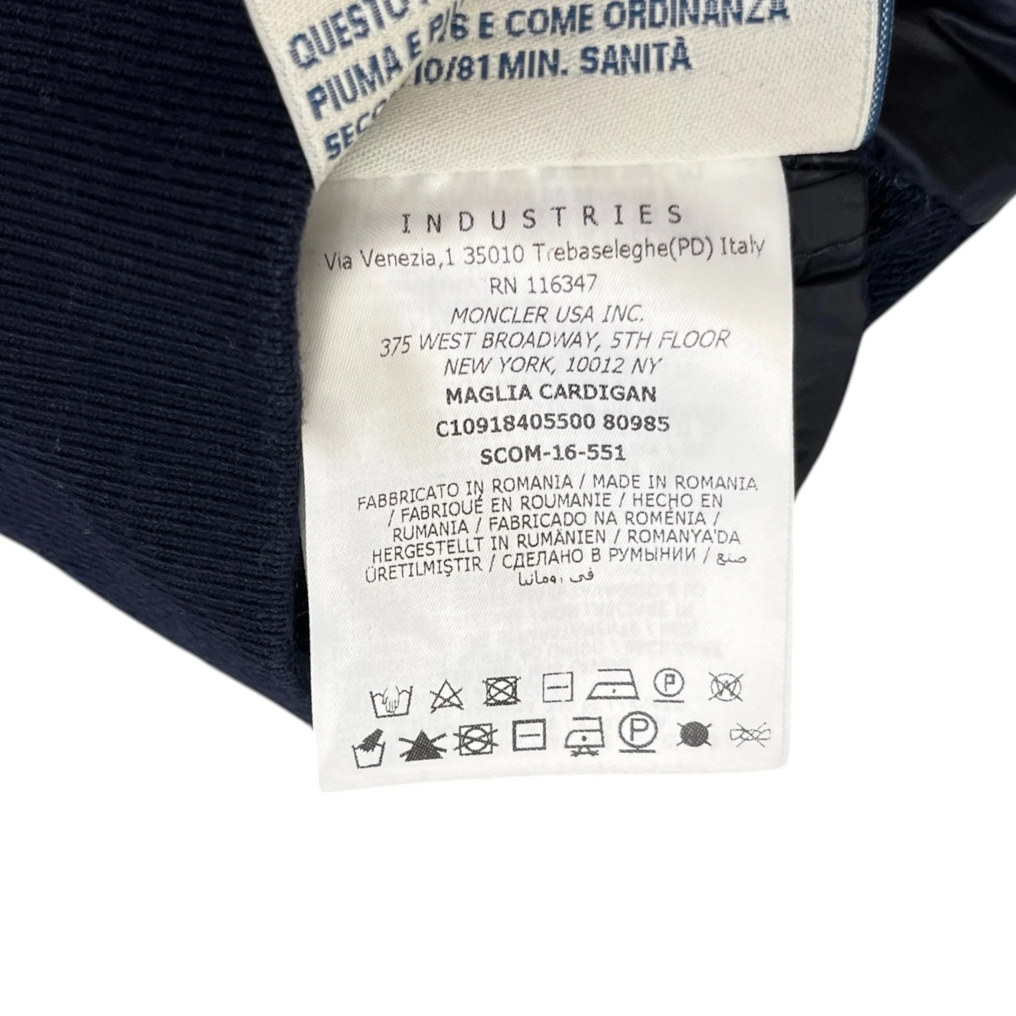 Men's Maglia Jacket Navy Size S - Image 9
