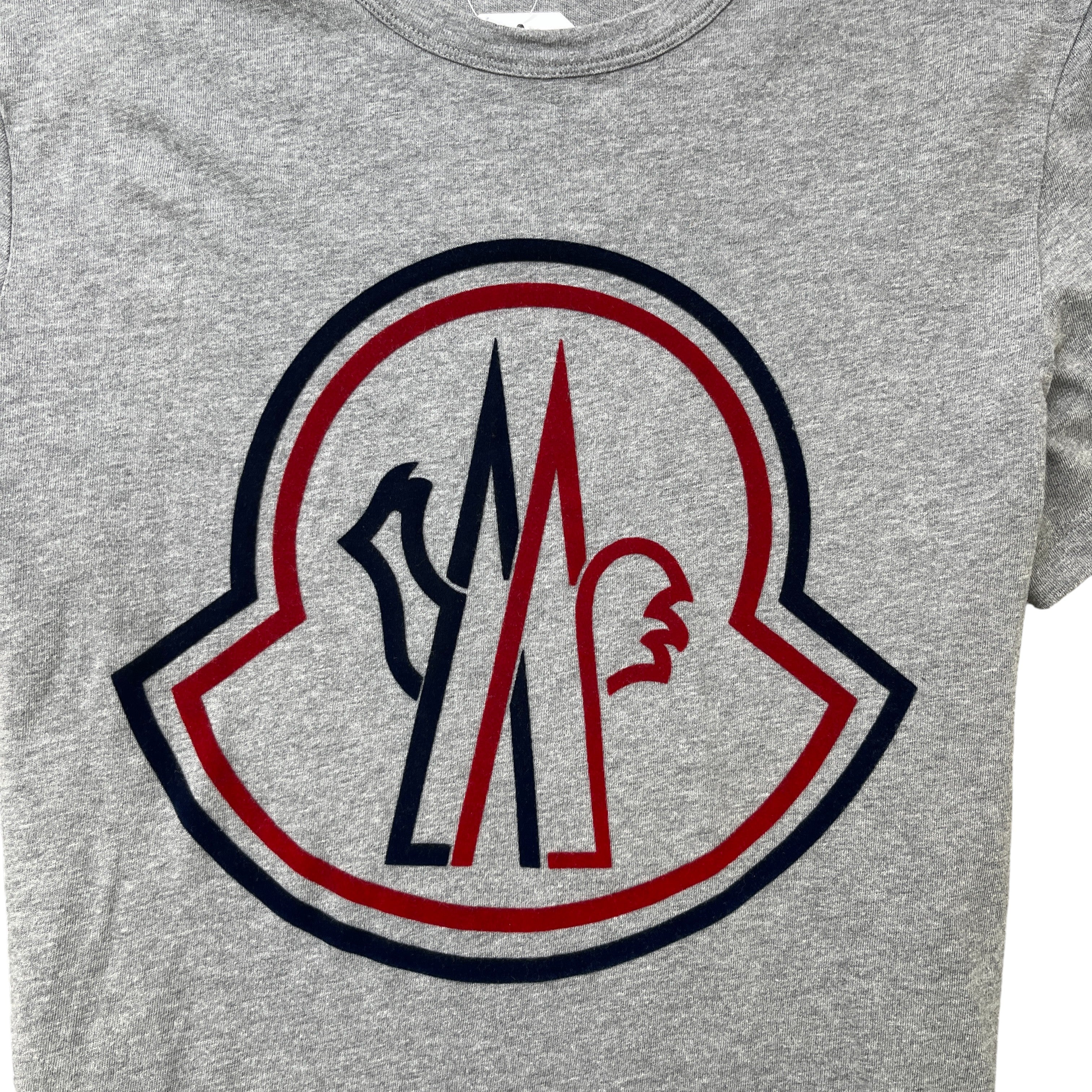 Men's Maglia Logo Print T-Shirt Grey Size M - Image 5
