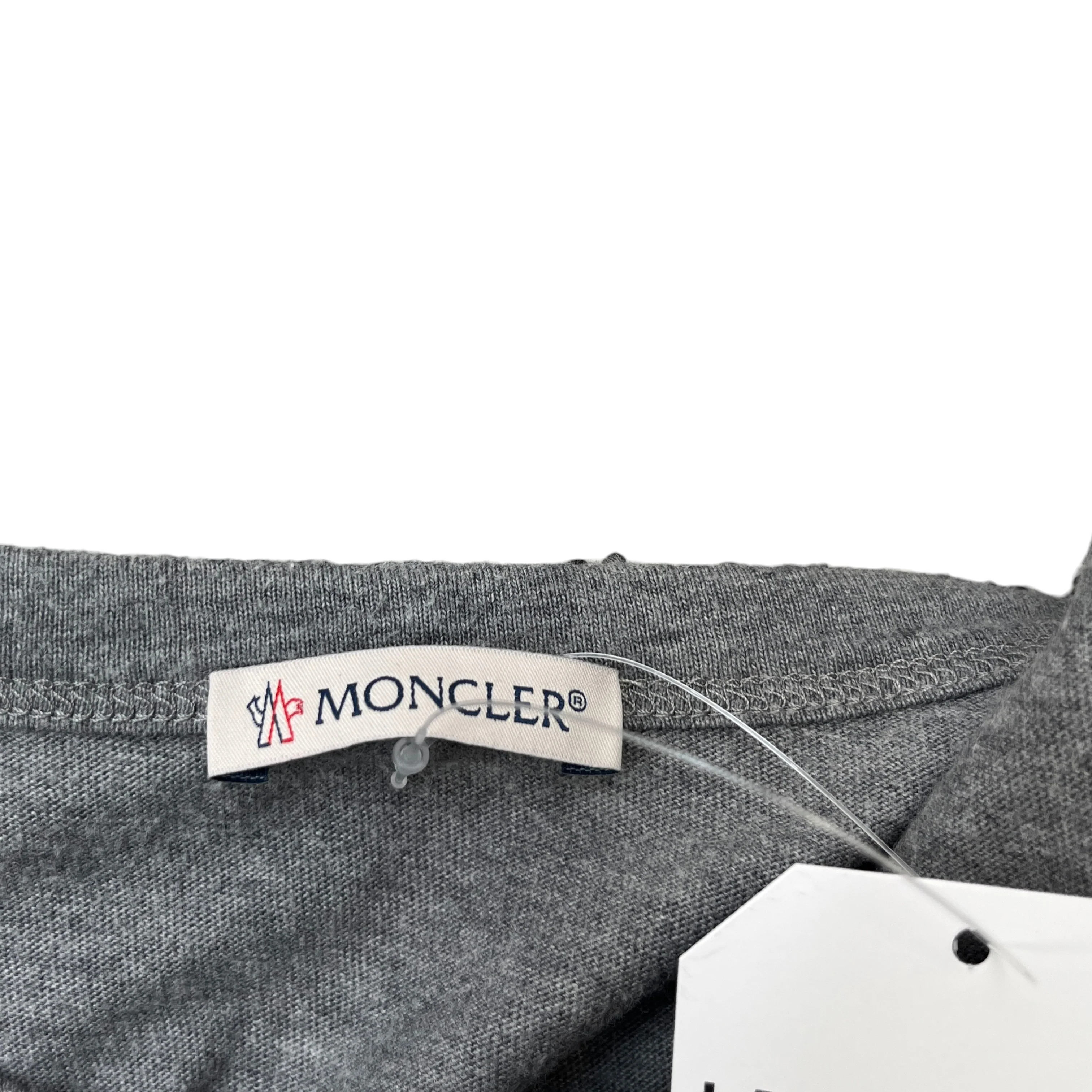 Men's Maglia Logo Print T-Shirt Grey Size M - Image 7