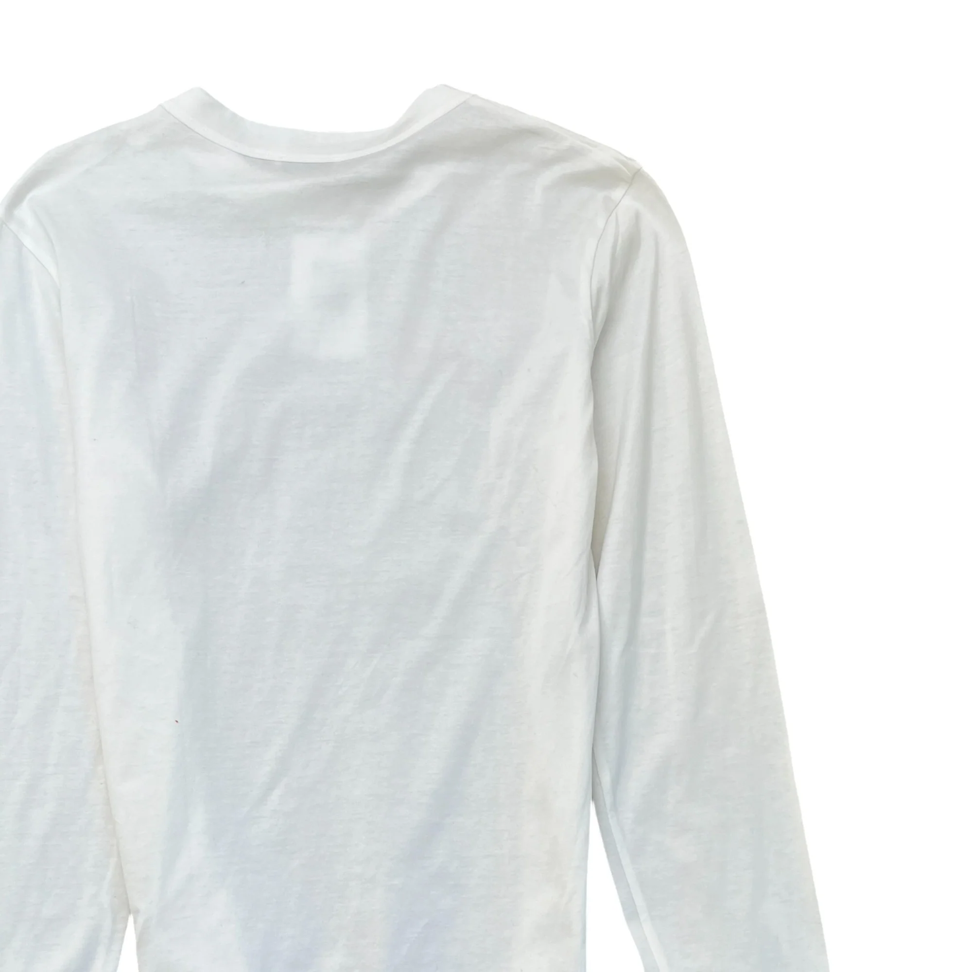 Men's Maglia Long Sleeve T-Shirt White Size S - Image 4