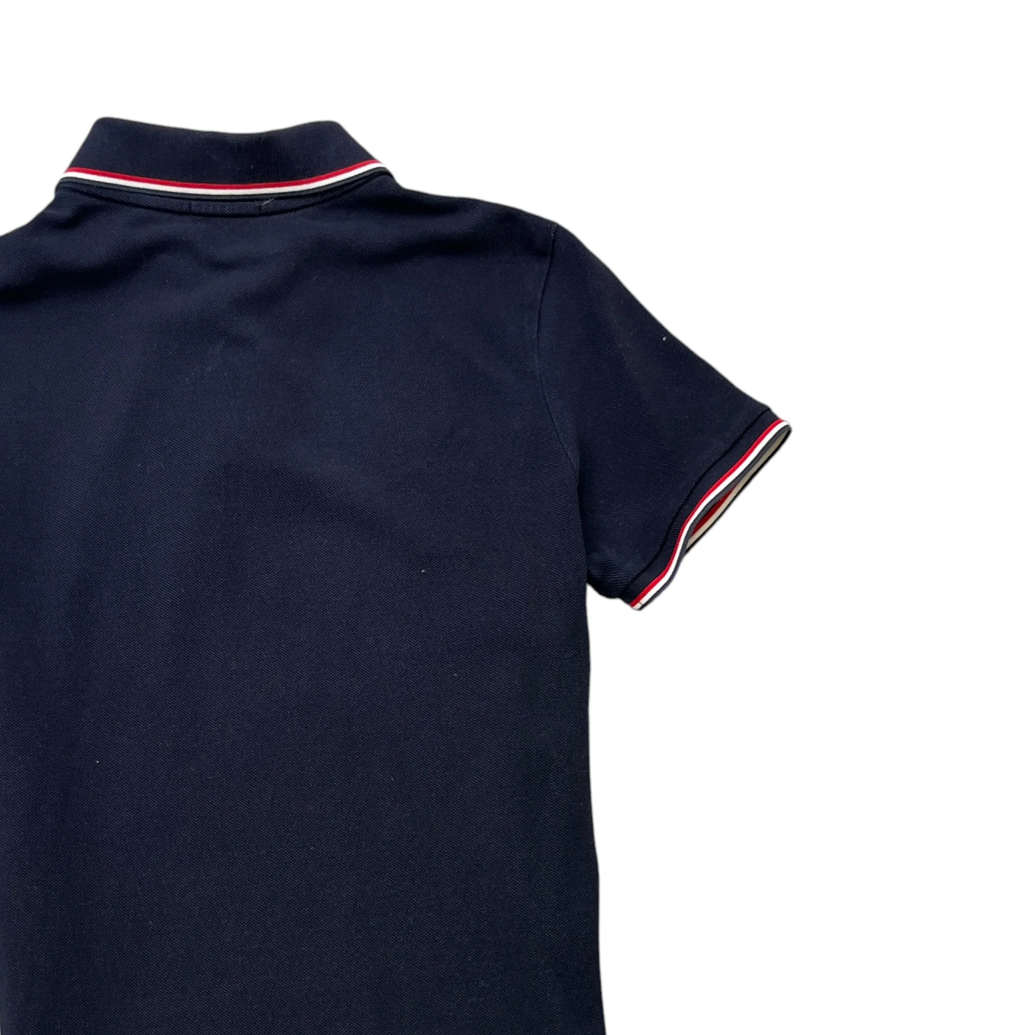 Men's Maglia Manica Corta Polo Shirt Navy Size S - Image 4