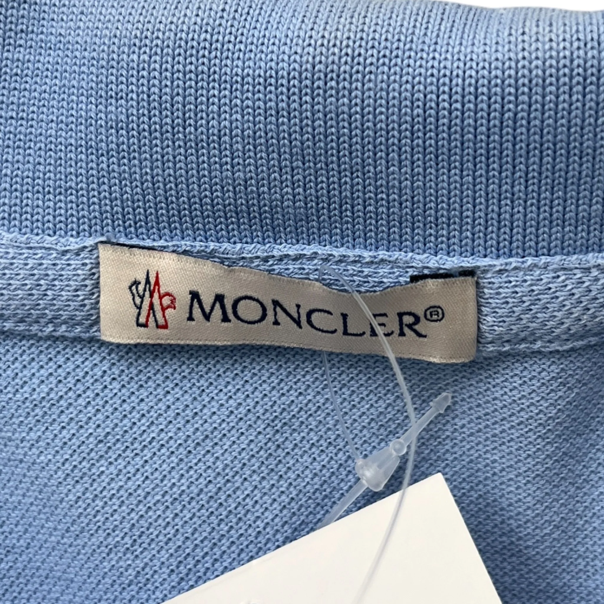 Men's Maglia Polo Manica Corta Polo Shirt Blue Size M - Image 6